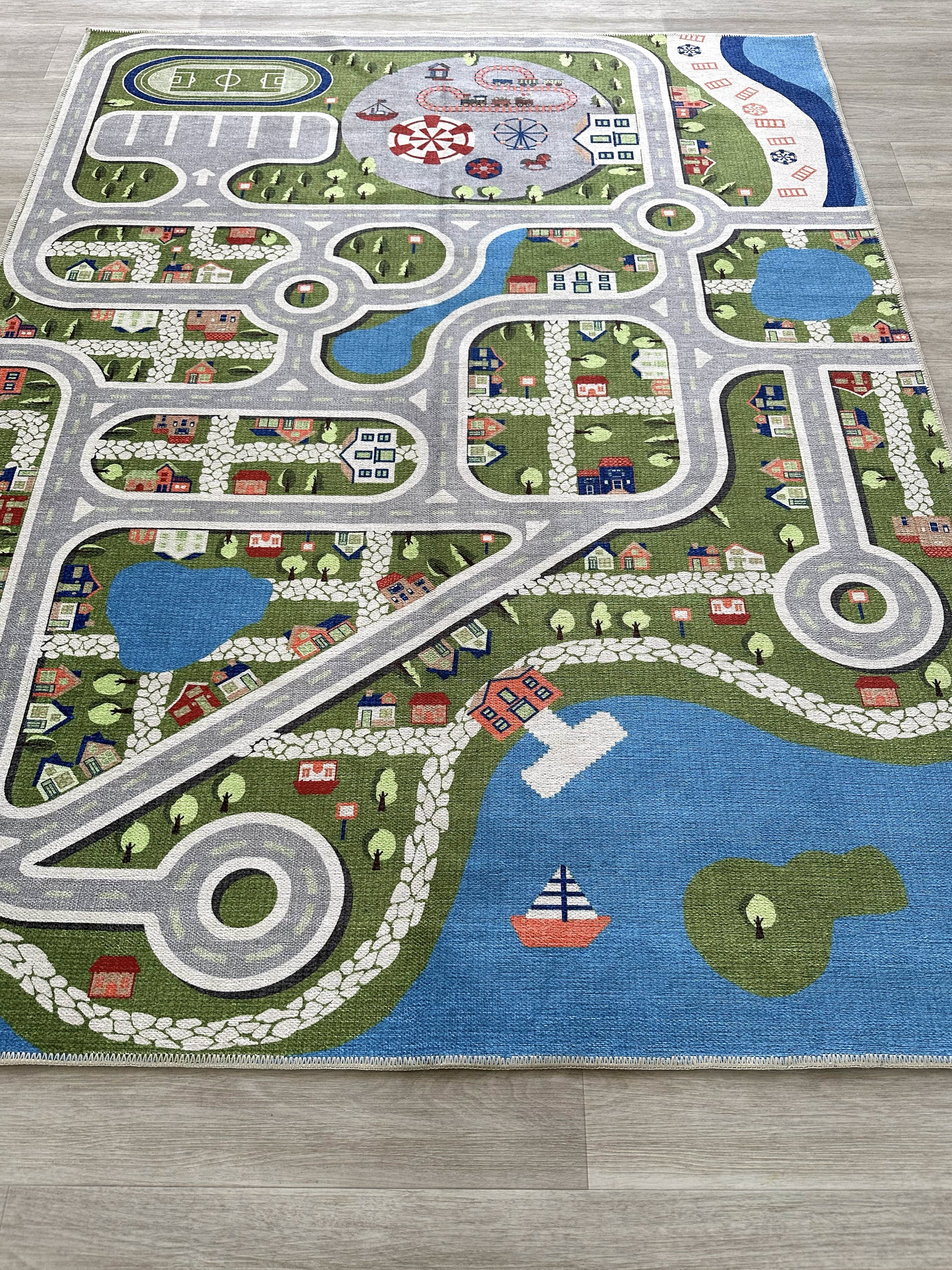 Traffic Themed Children's Rug