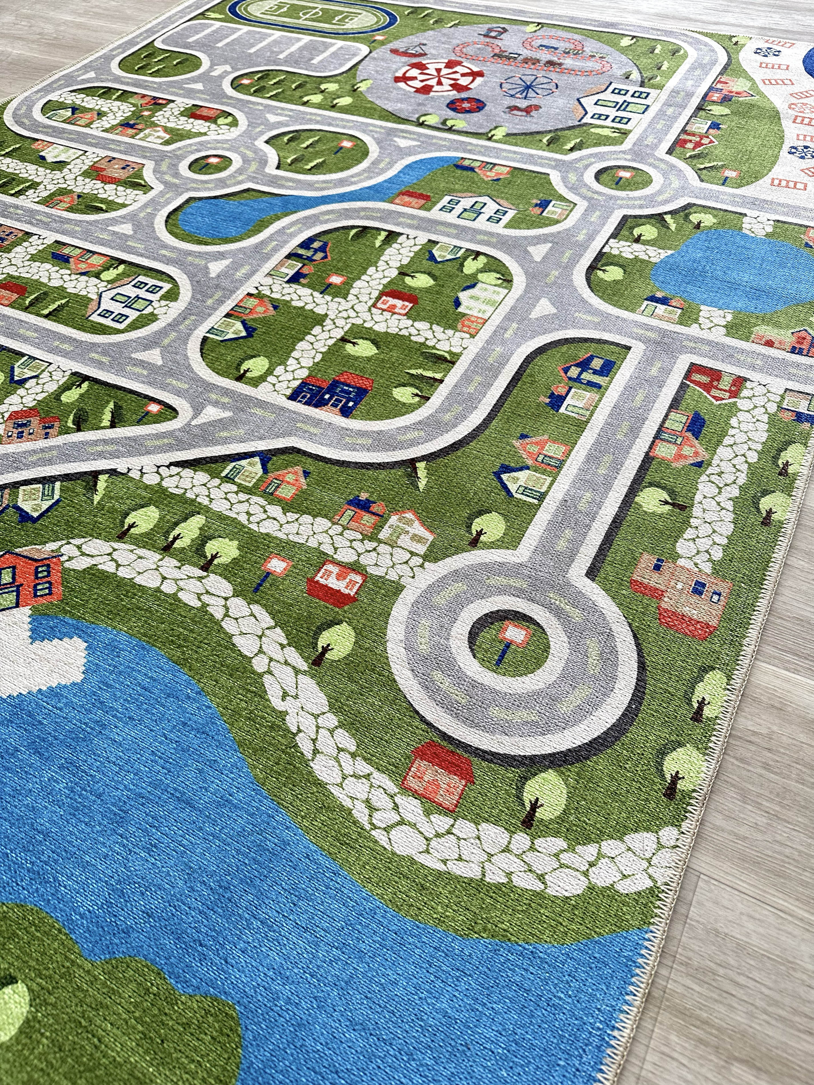Traffic Themed Children's Rug