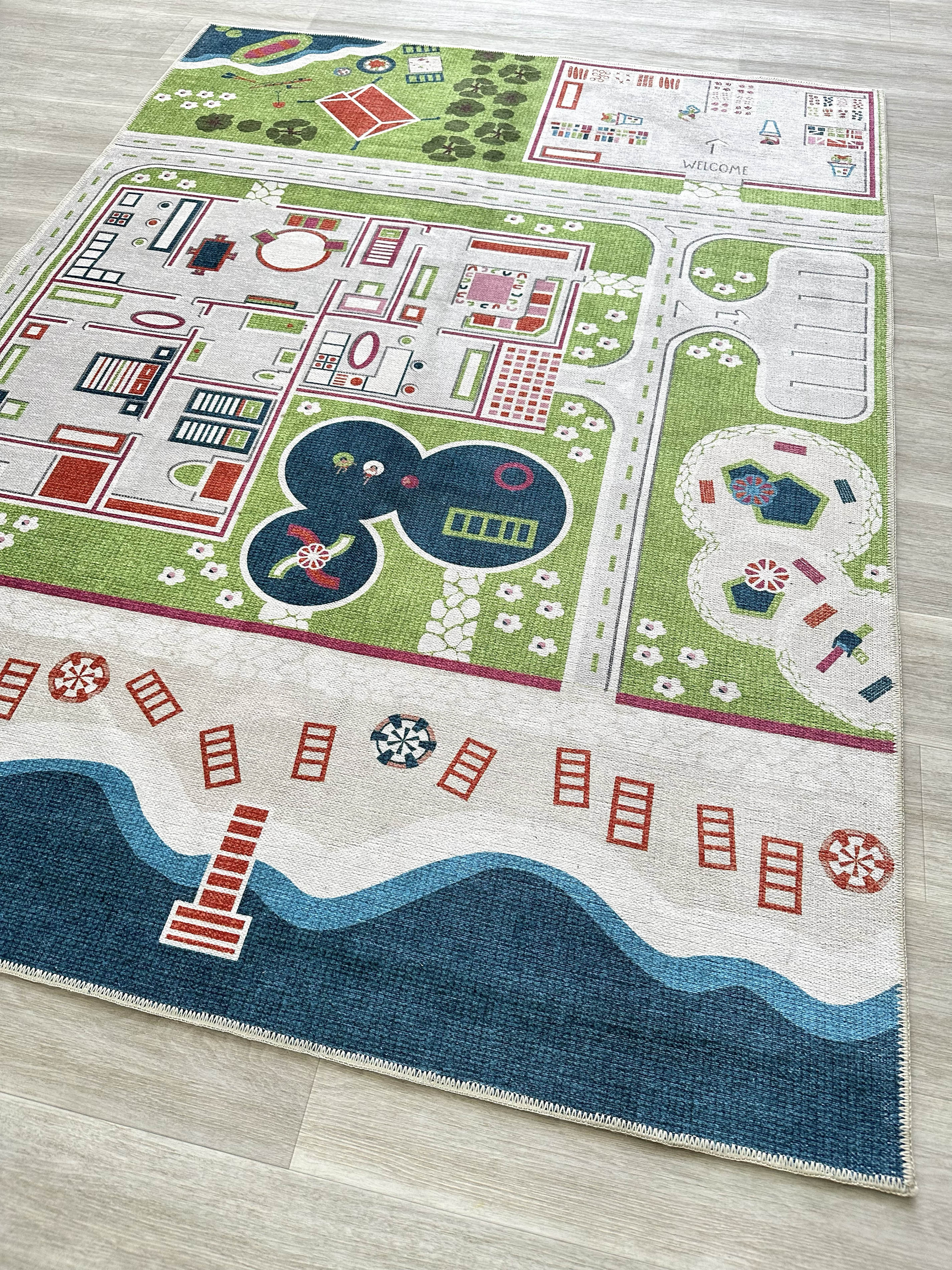 Traffic Themed Children's Rug