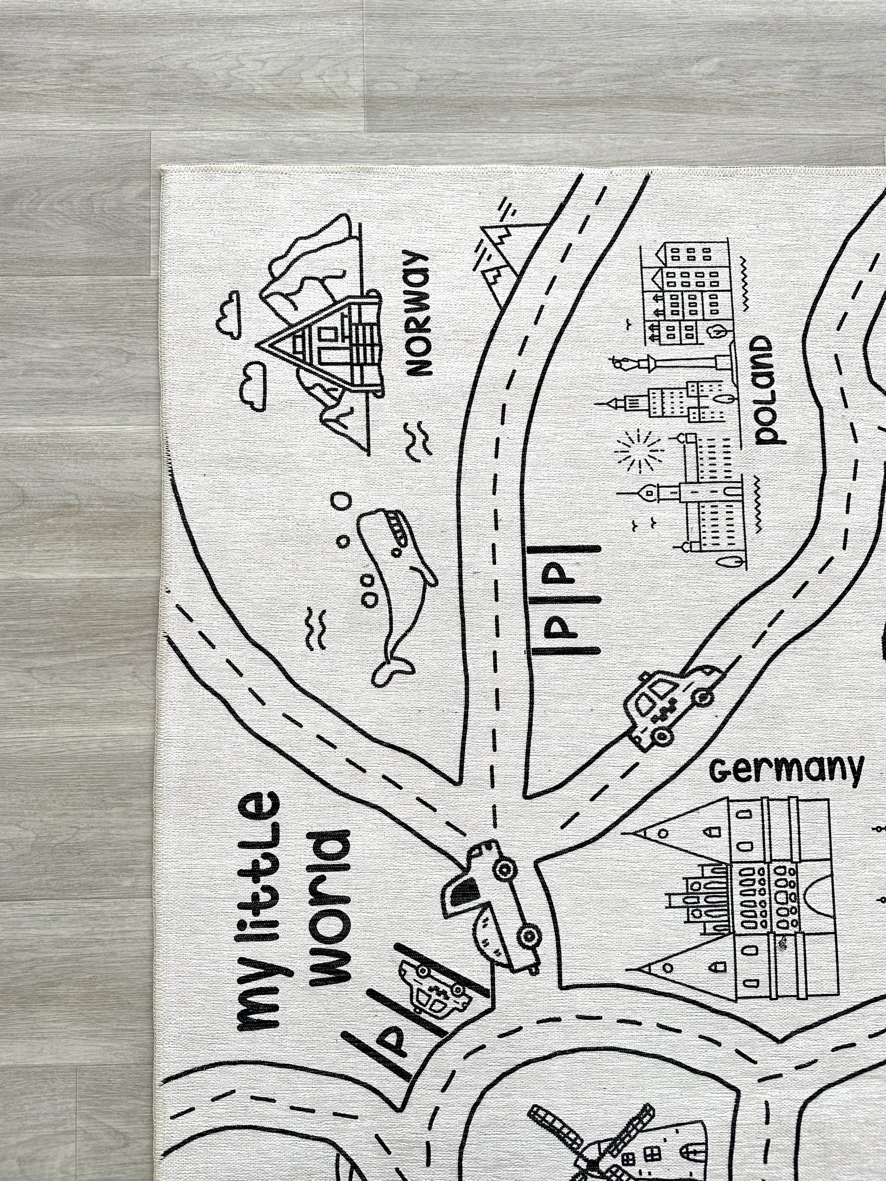 Traffic Themed Children's Rug