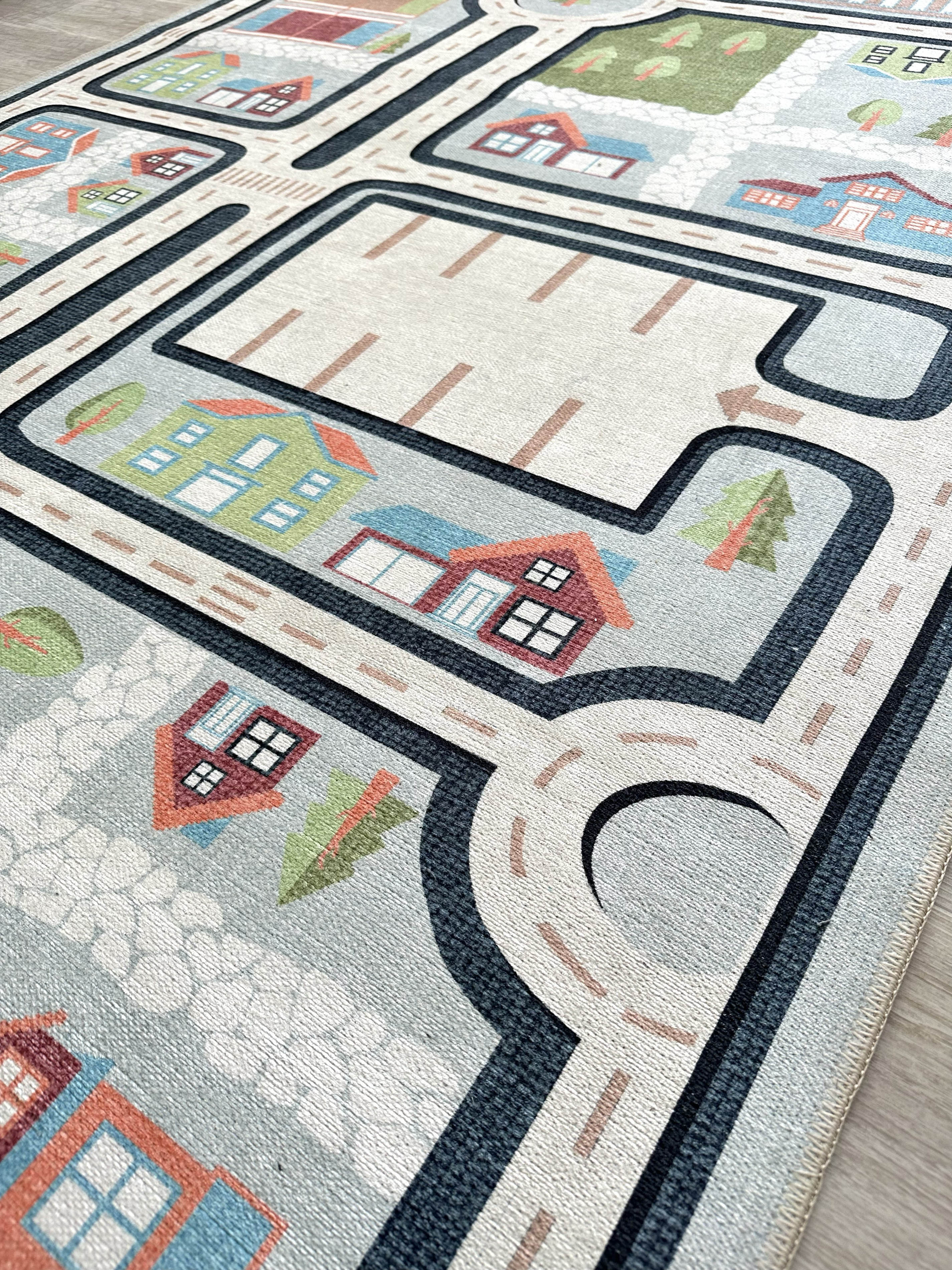 Traffic Themed Children's Rug