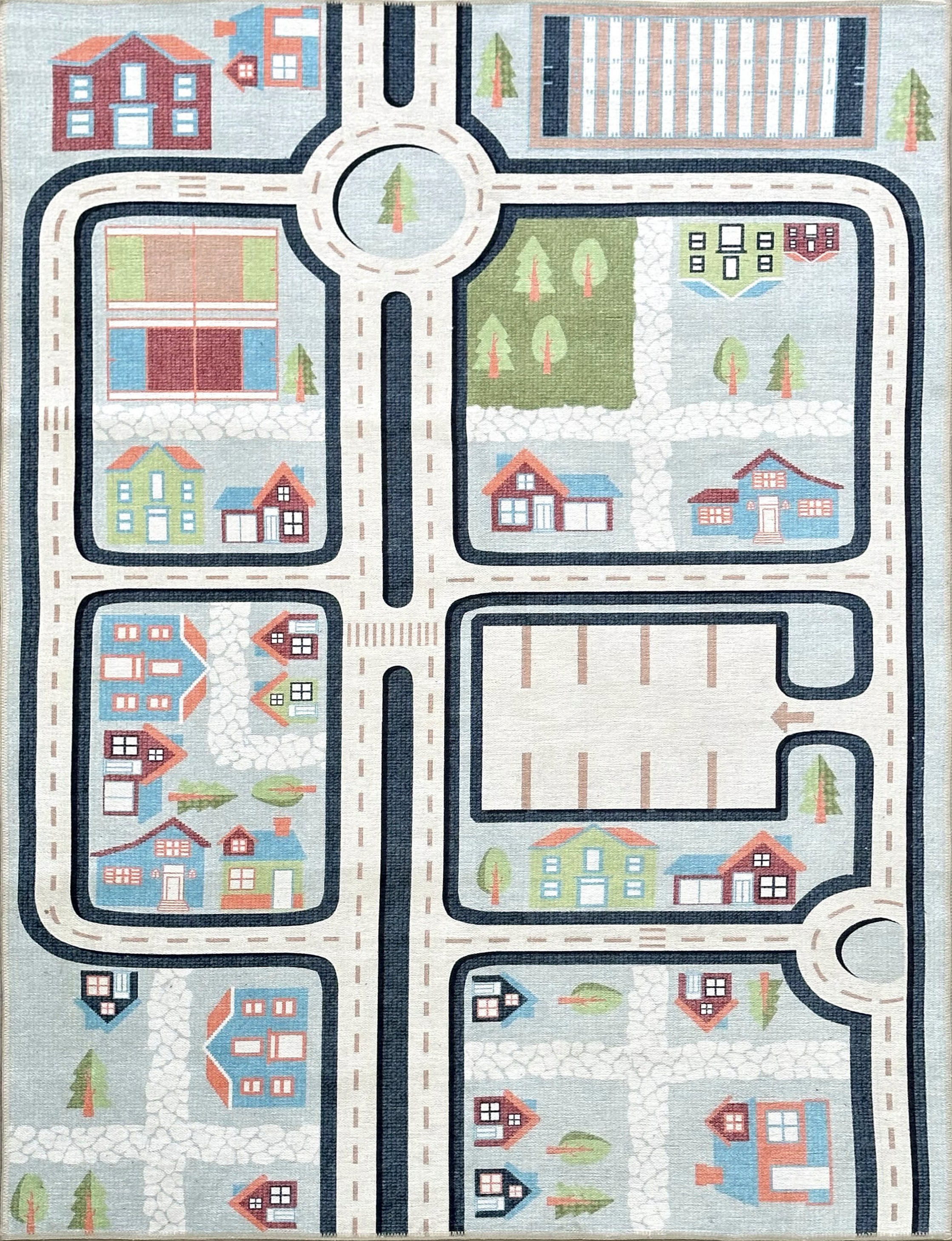 Traffic Themed Children's Rug