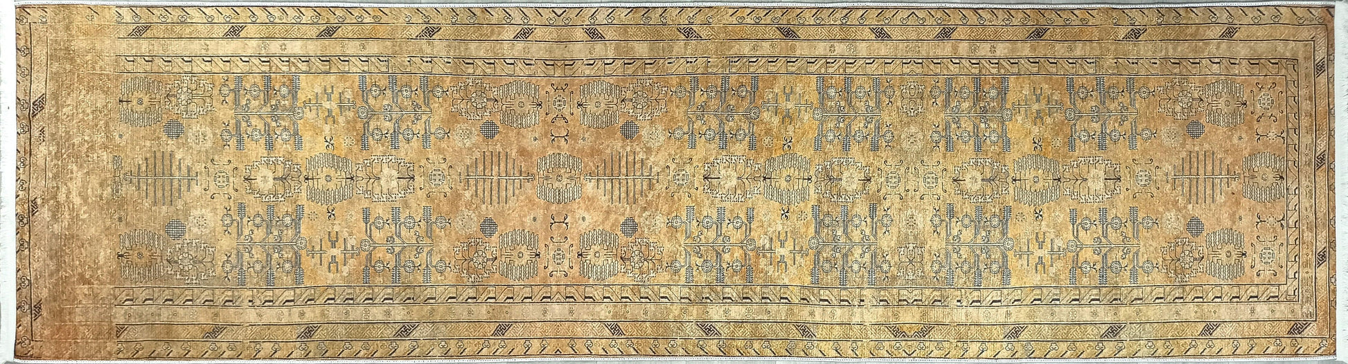 İran Bej Sarı Vintage Halı
