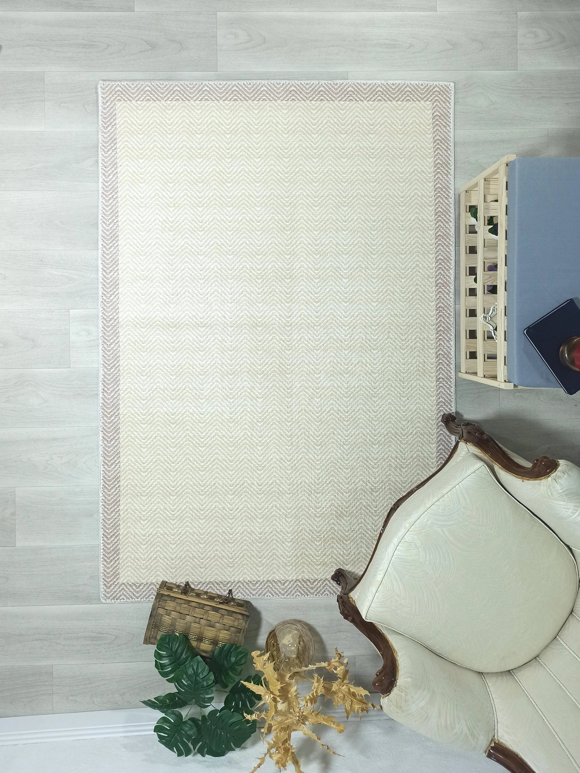 İskandinav Modern Bej Halı