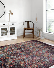 Kahverengi Modern Boho Geometrik Halı