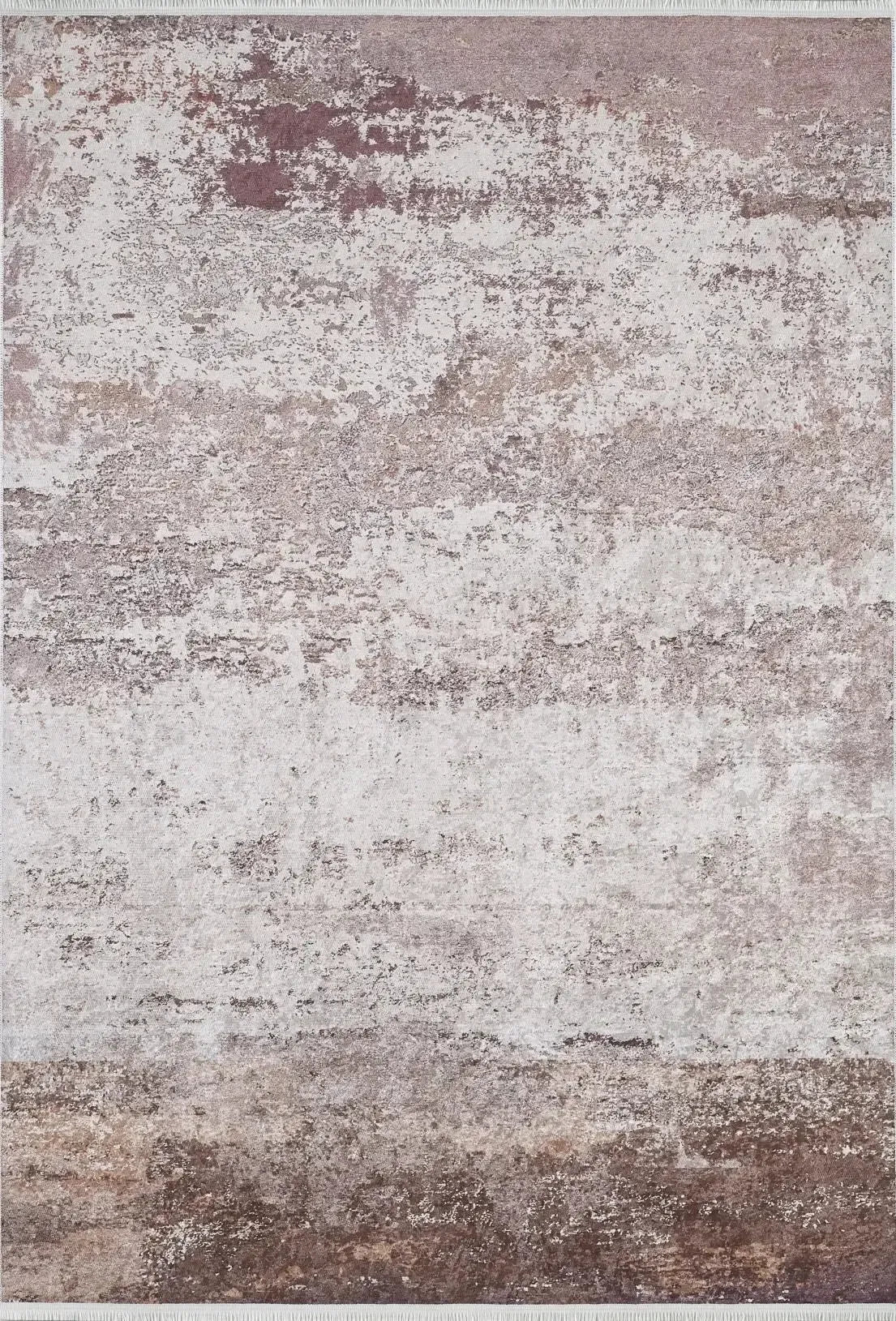 Kahverengi ve Bej Abstre Halı
