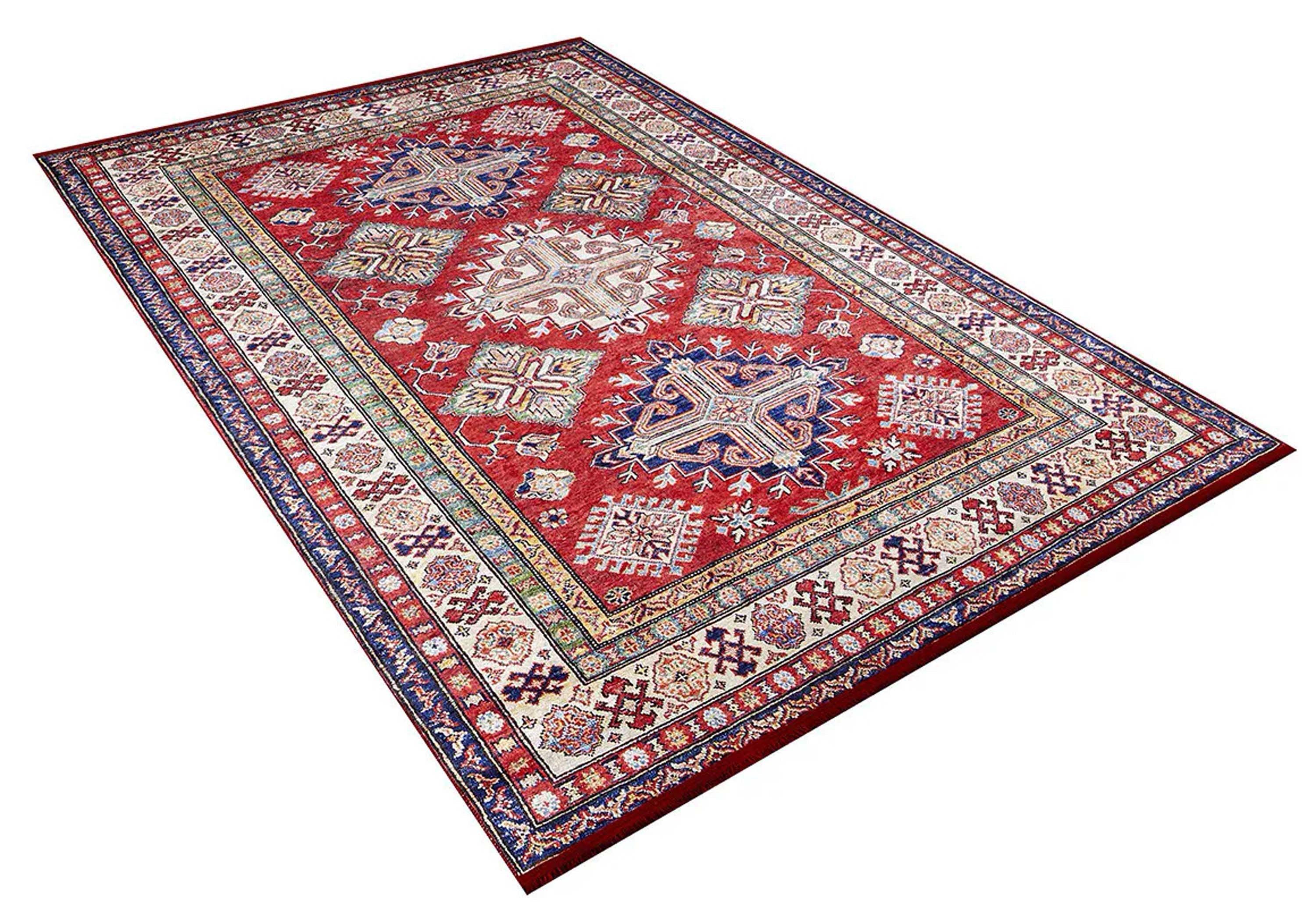 Kırmızı Bej Anadolu Kilim Halı