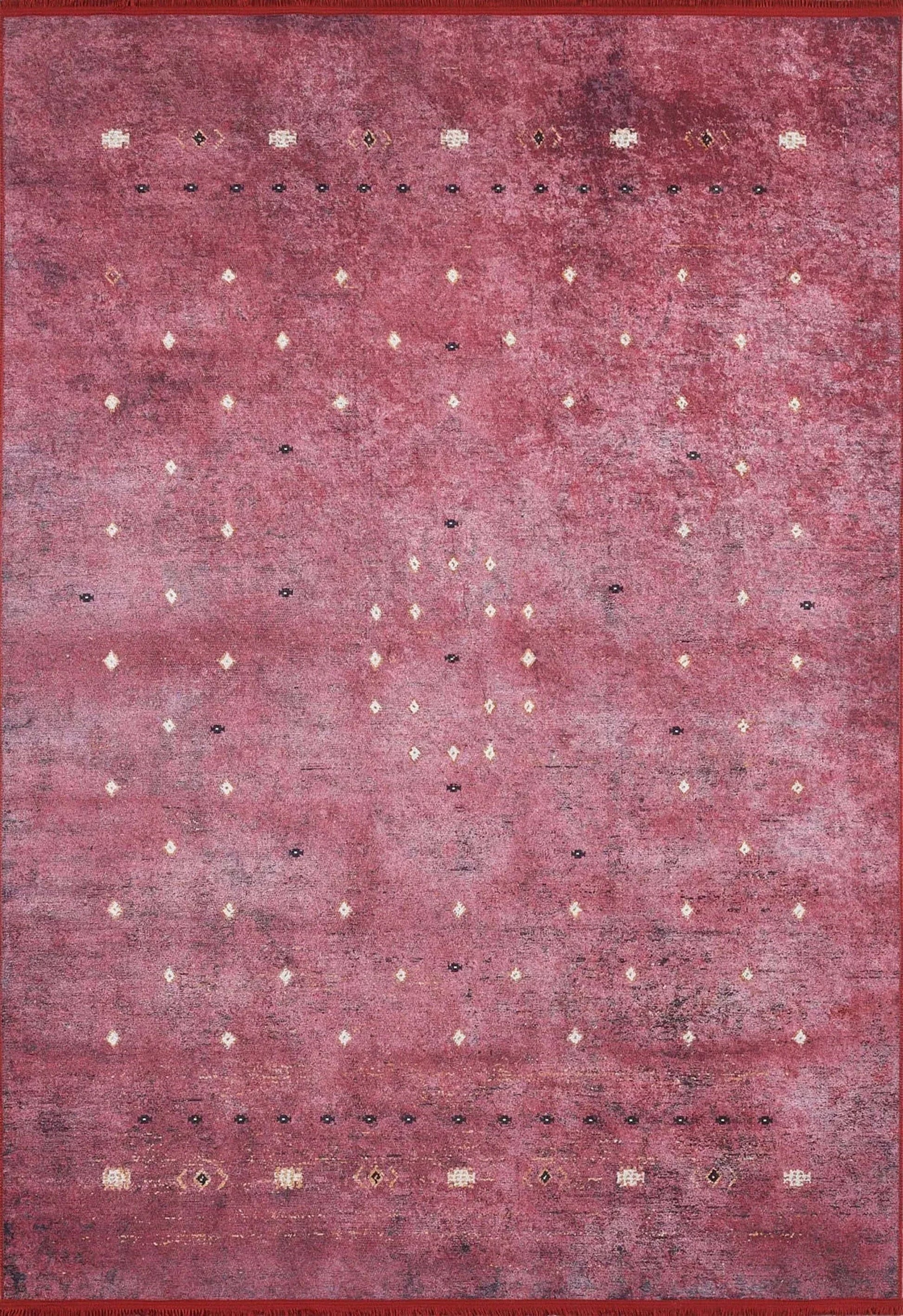 Kırmızı Uşak Desenli Kilim Halı