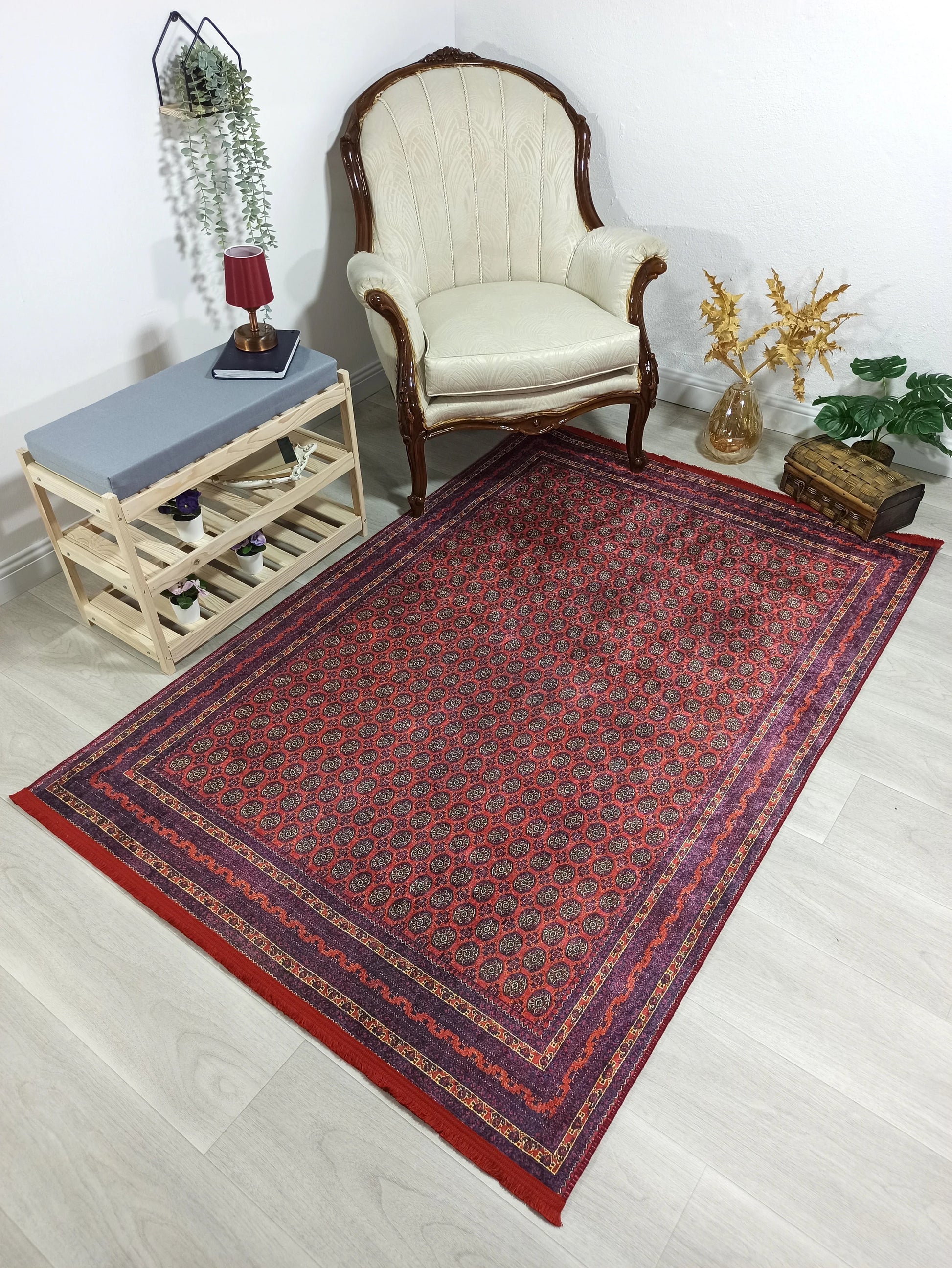 Kırmızı Vintage Kilim Halı