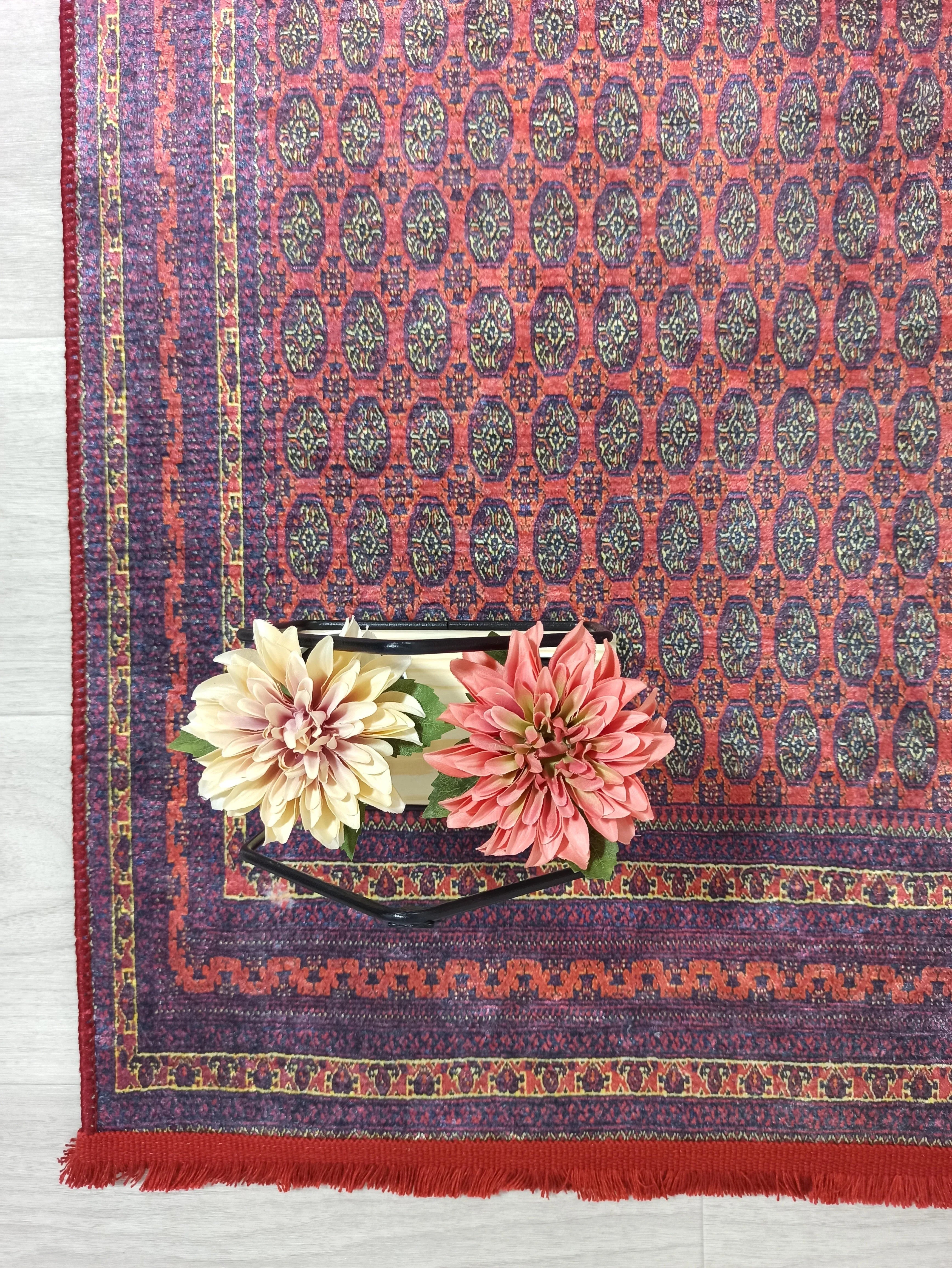 Kırmızı Vintage Kilim Halı