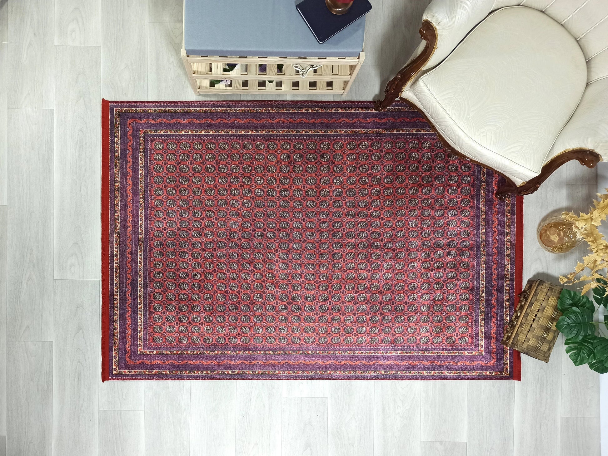 Kırmızı Vintage Kilim Halı