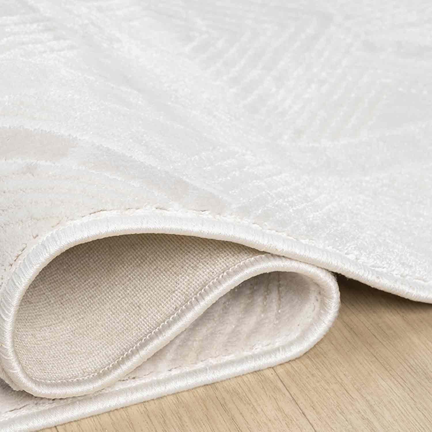 Krem Bej Geometrik Etnik Modern Halı