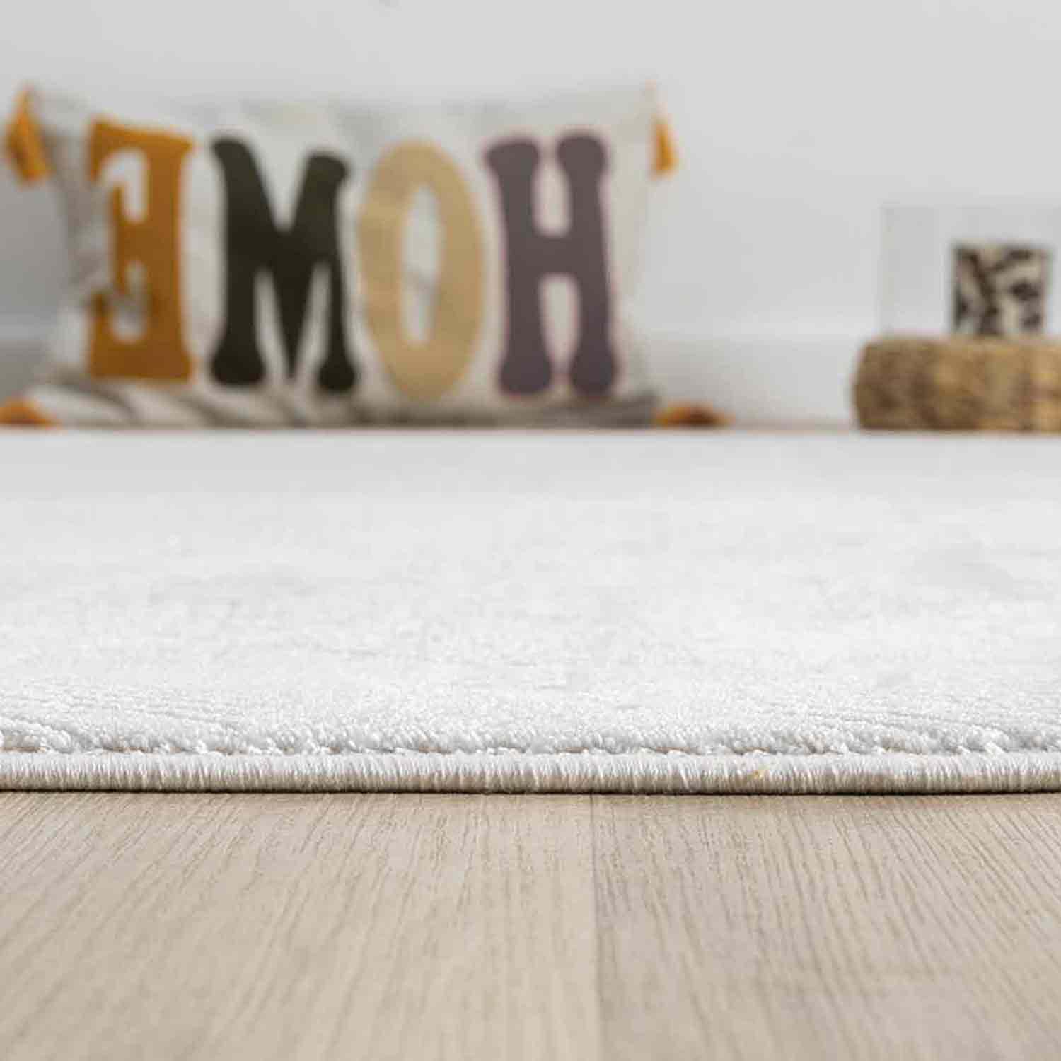 Krem Bej Geometrik Etnik Modern Halı