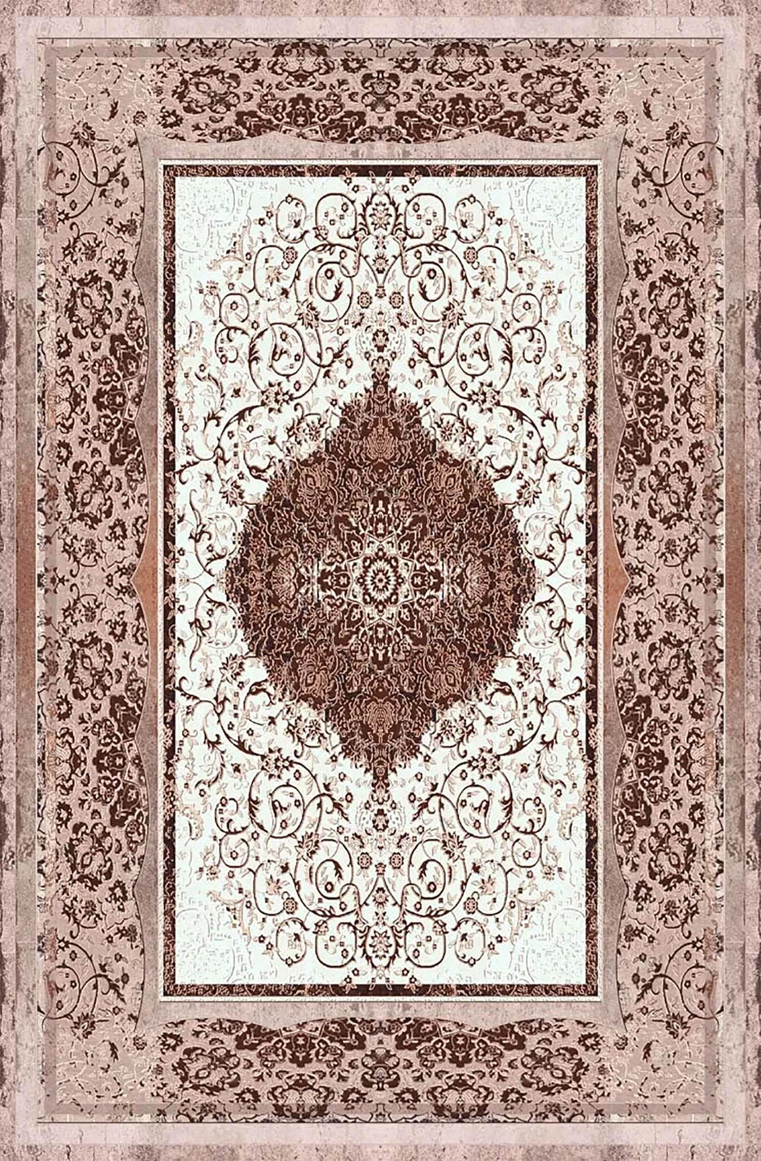 Madalyon Kahverengi Halı