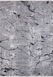 Mermer Desenli Gri Halı