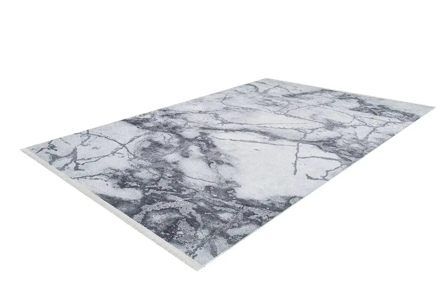 Mermer Gri Modern Halı