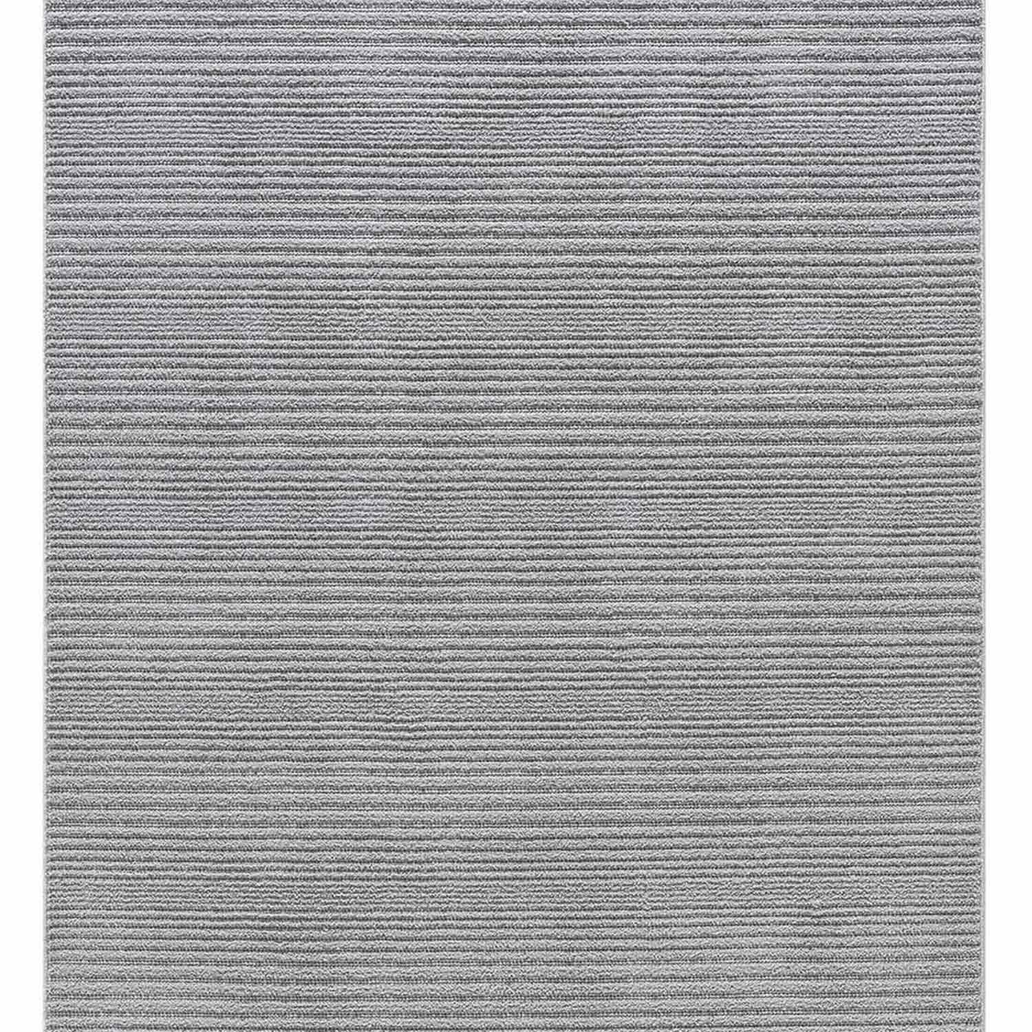Minimalist Fitil Dokulu Kirli Gri Halısı