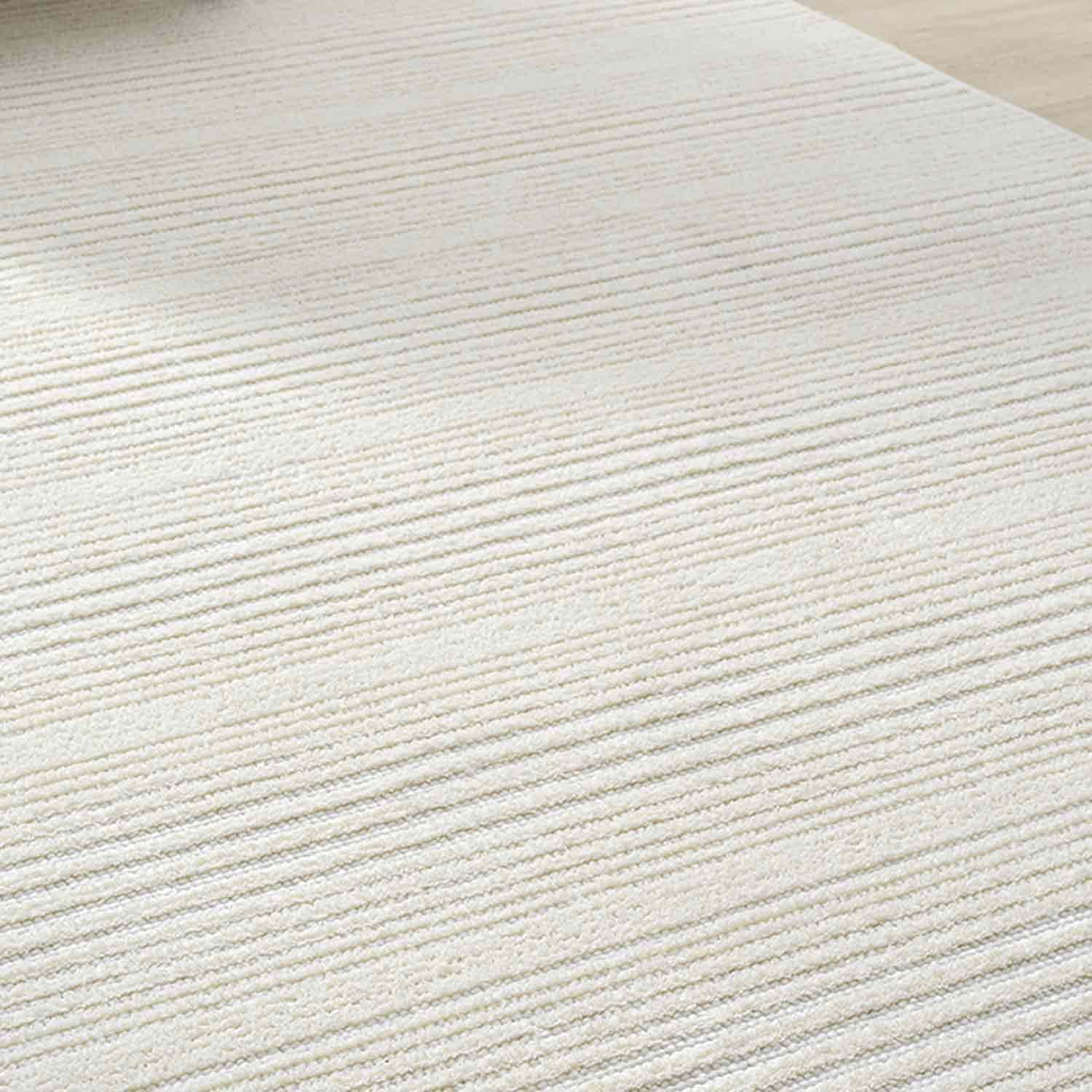 Minimalist Fitil Dokulu Kirli Krem Halısı