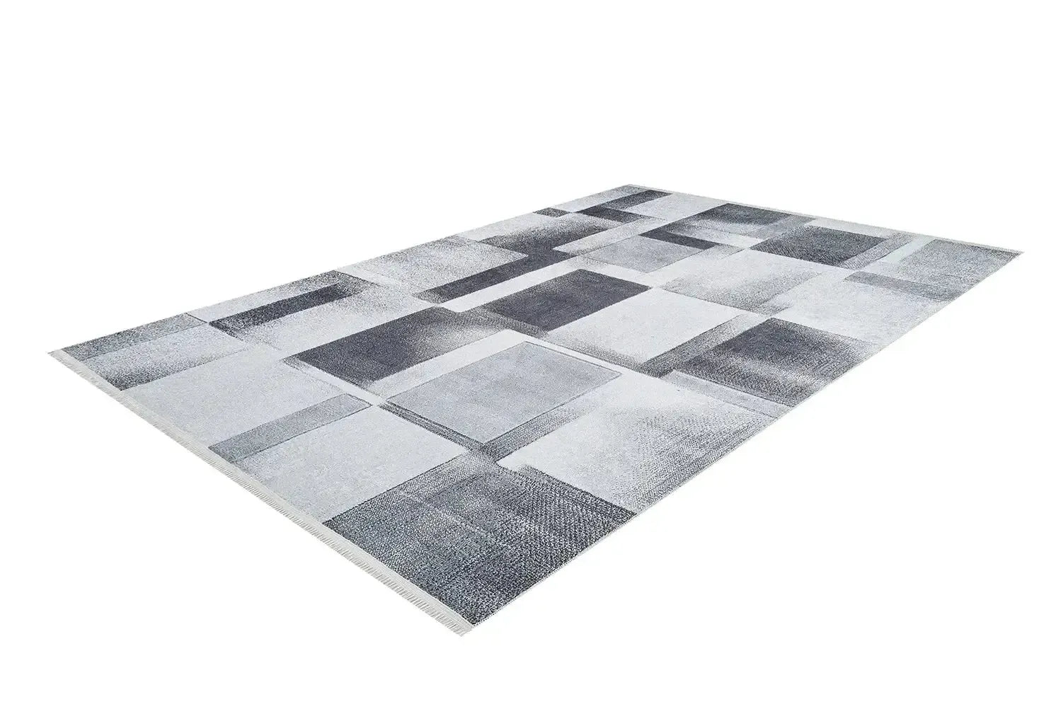 Modern Geometrik Gri Halı