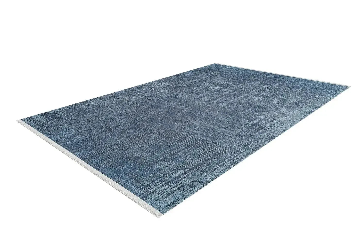 Modern Lacivert Mavi Tonlarda Halı