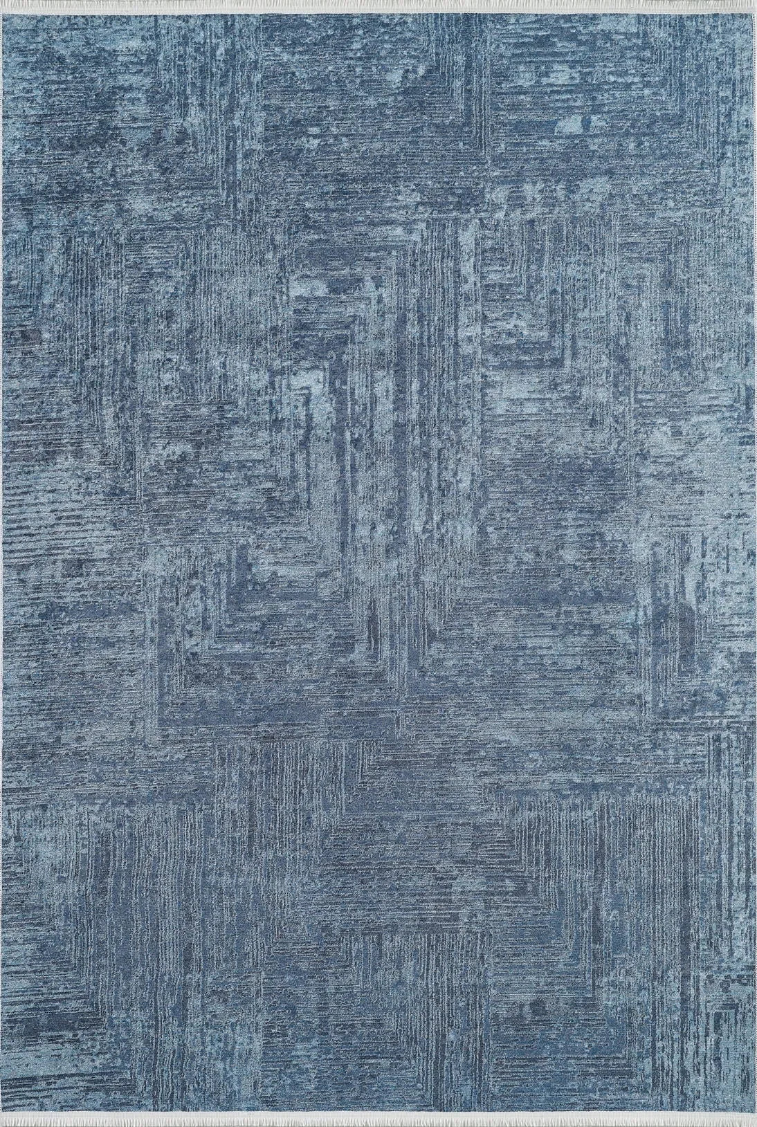 Modern Lacivert Mavi Tonlarda Halı