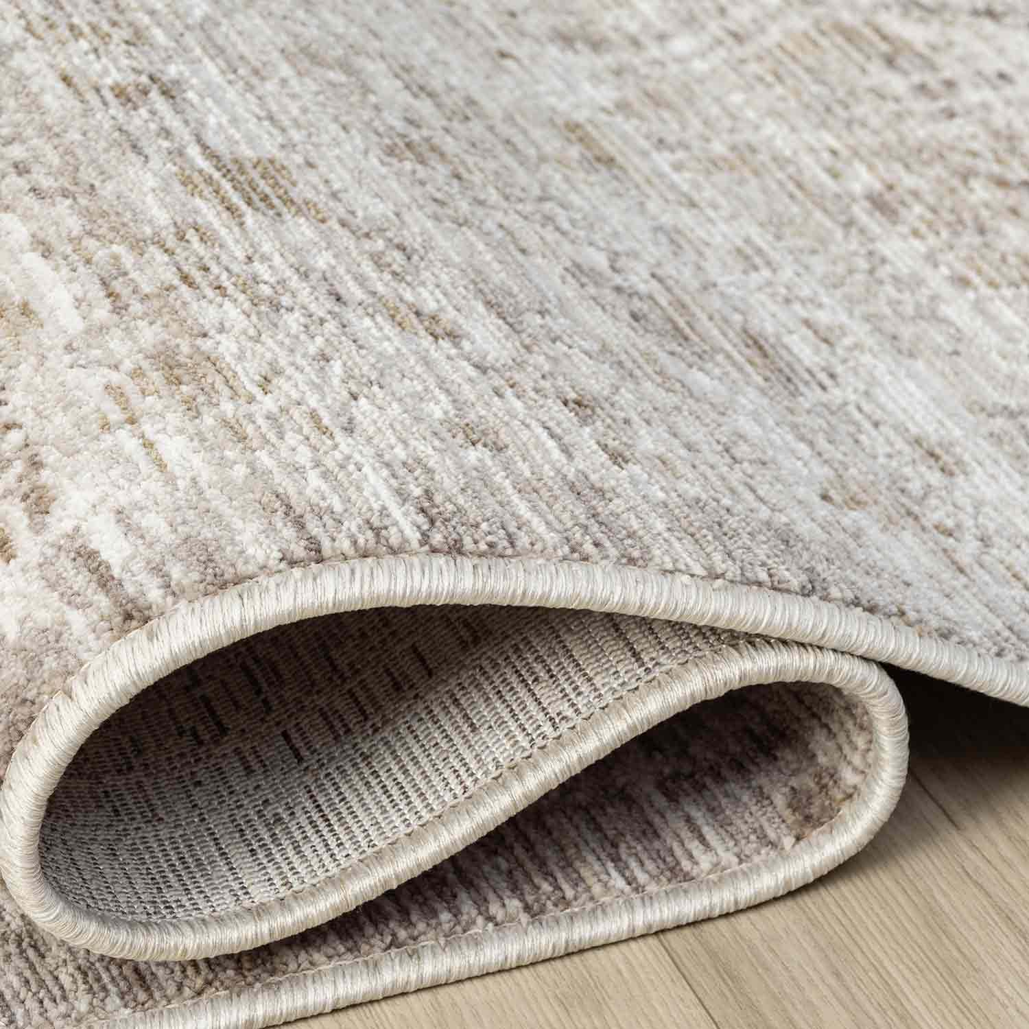 Nötr Tonlarda Minimalist Klasik Dokulu Halı