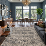 Plain Beige and Coffee Tones Wicker Textured Carpet