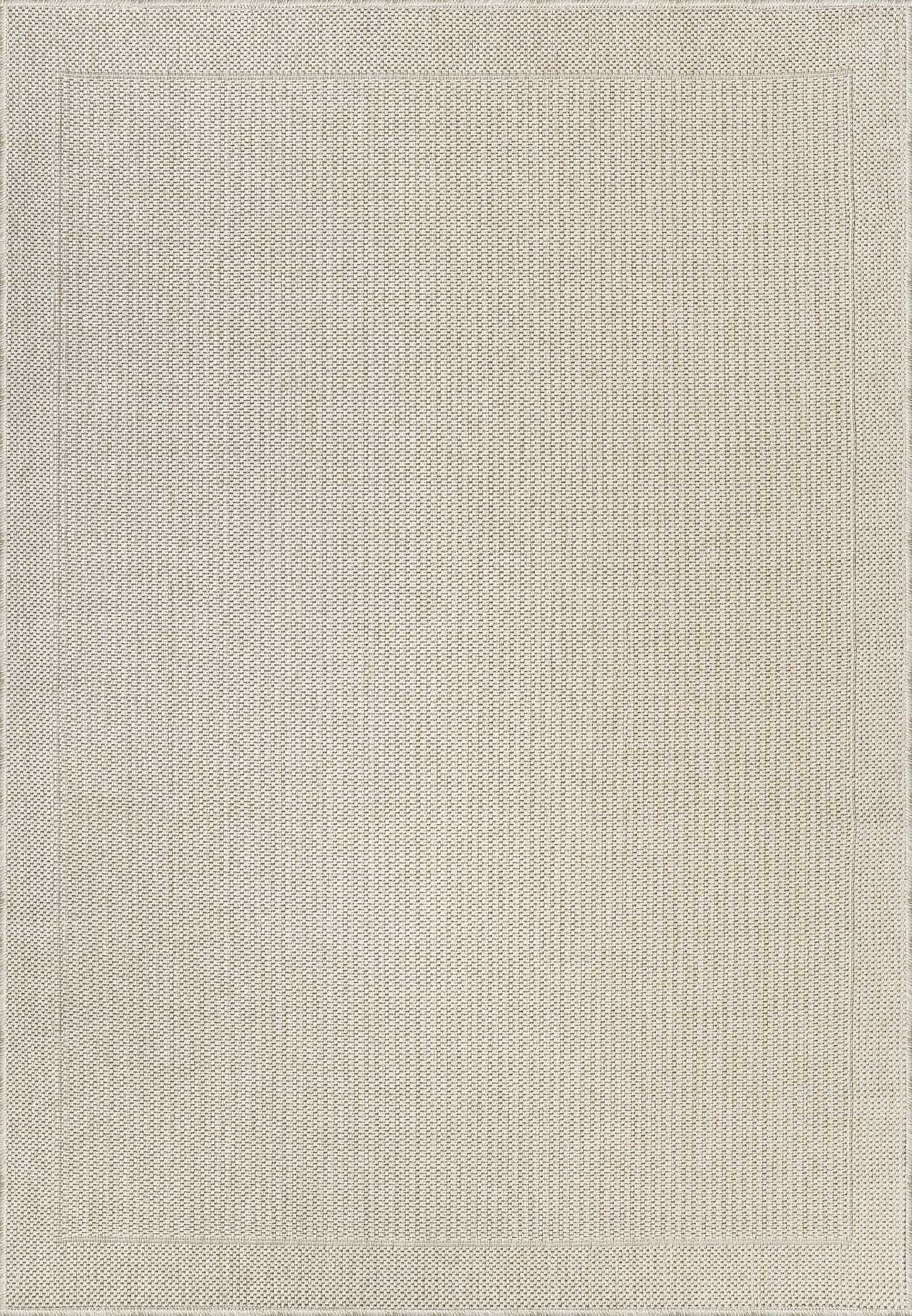 Minimalist Krem Beyaz Sisal Halı - FM02W