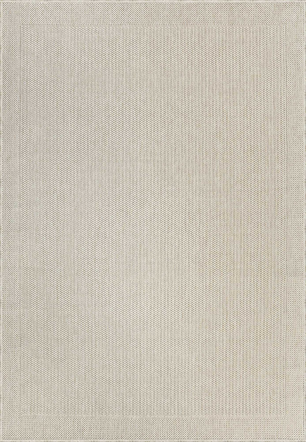 Plain Beige and Coffee Tones Wicker Textured Carpet