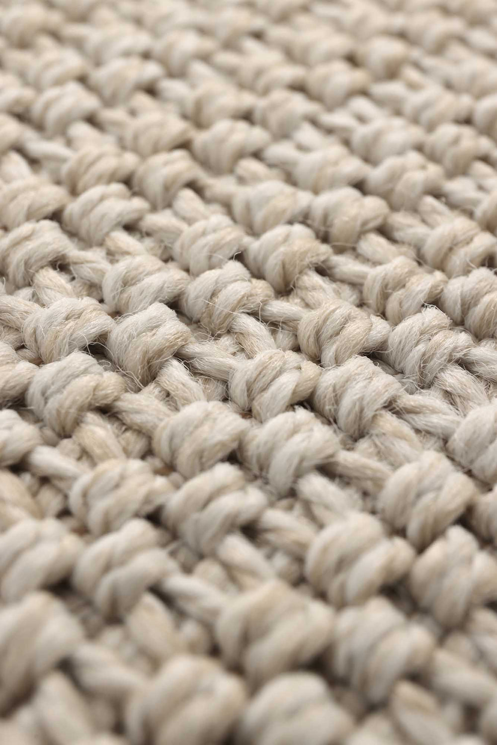 Minimalist Krem Beyaz Sisal Halı - FM02W