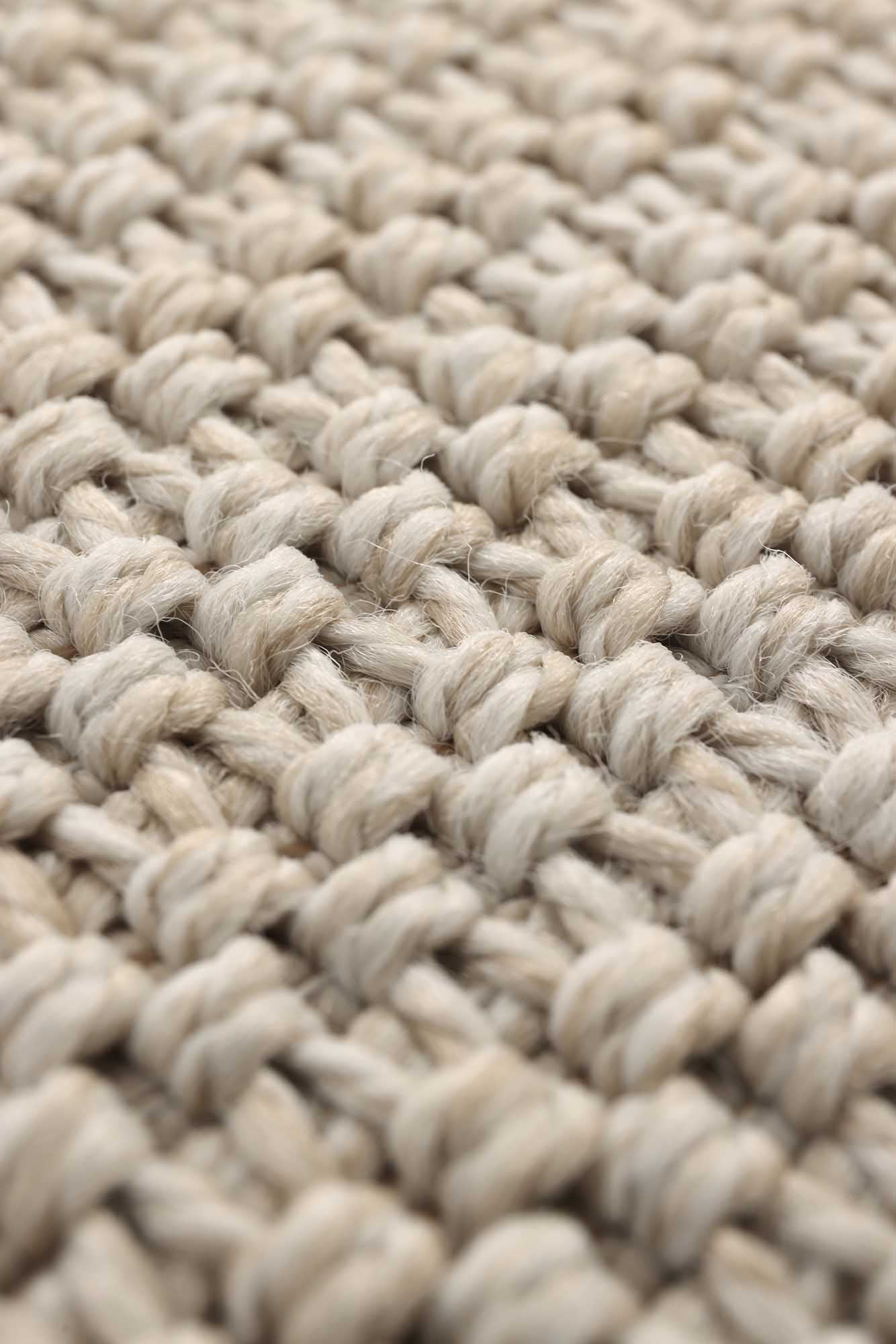 Minimalist Krem Beyaz Sisal Halı - FM02W