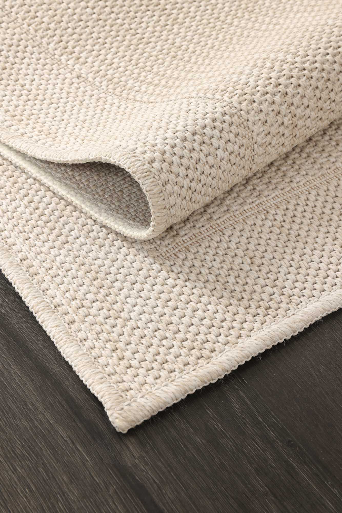 Minimalist Krem Beyaz Sisal Halı - FM02W