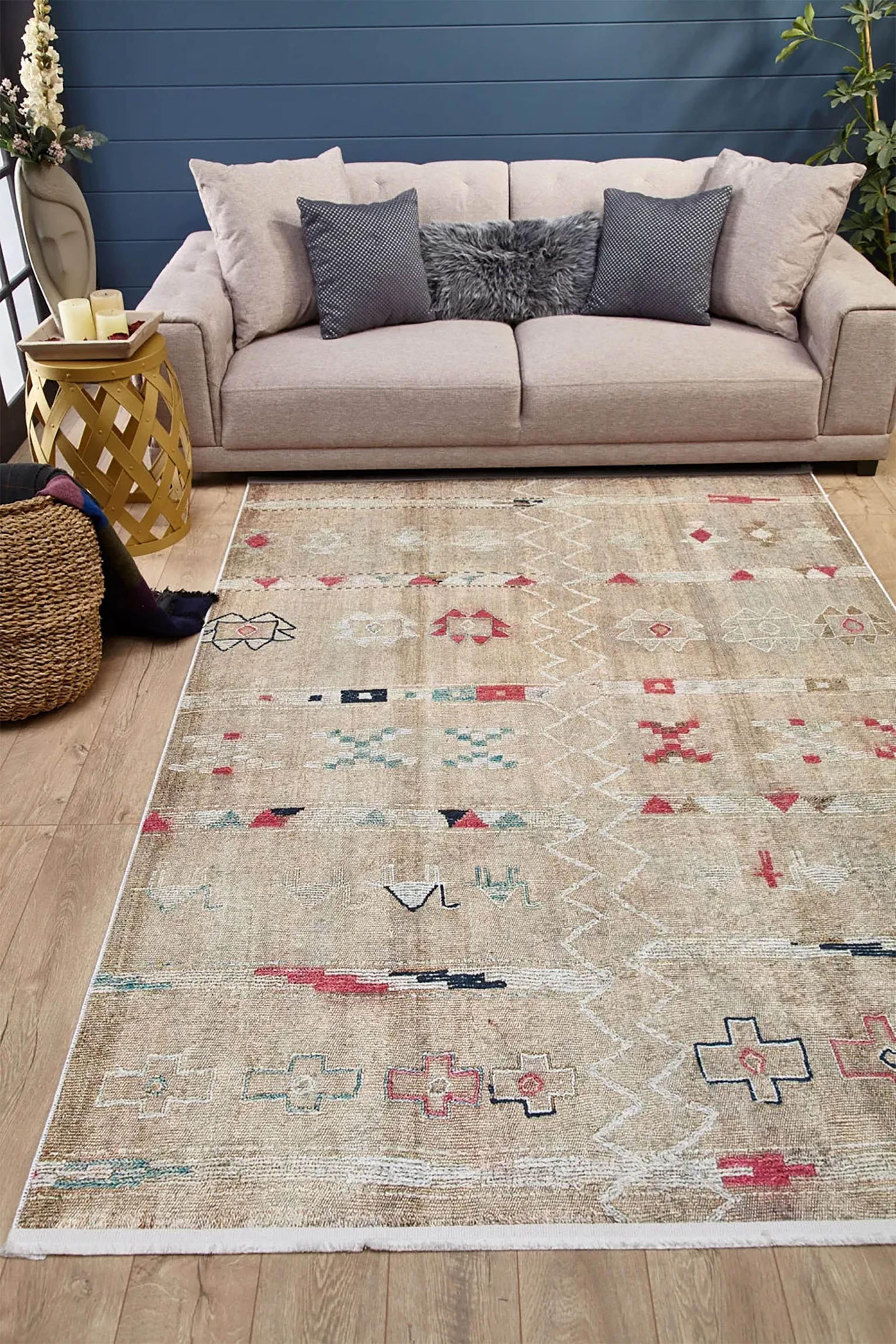 Pembe Bej Kilim Halı
