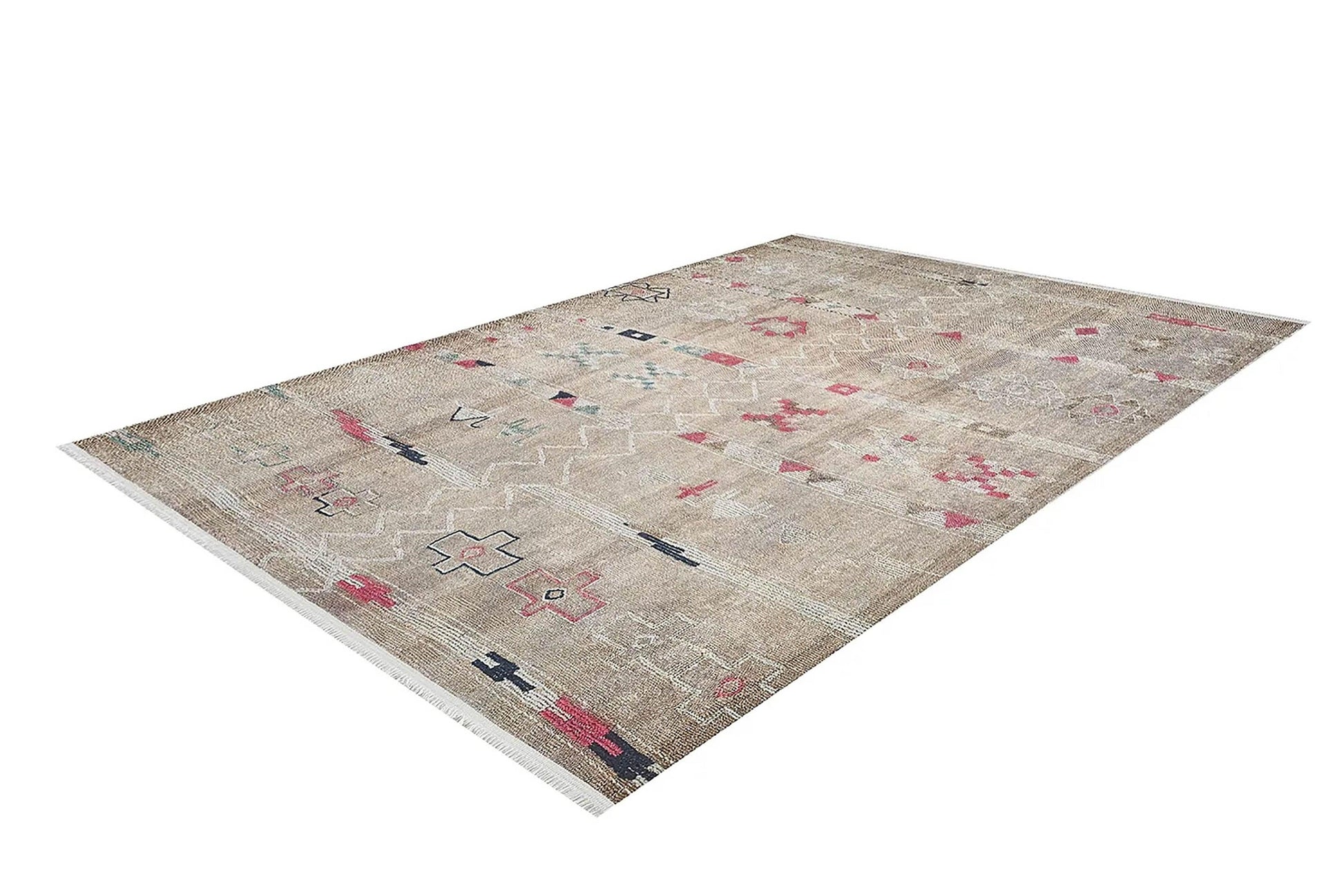 Pembe Bej Kilim Halı