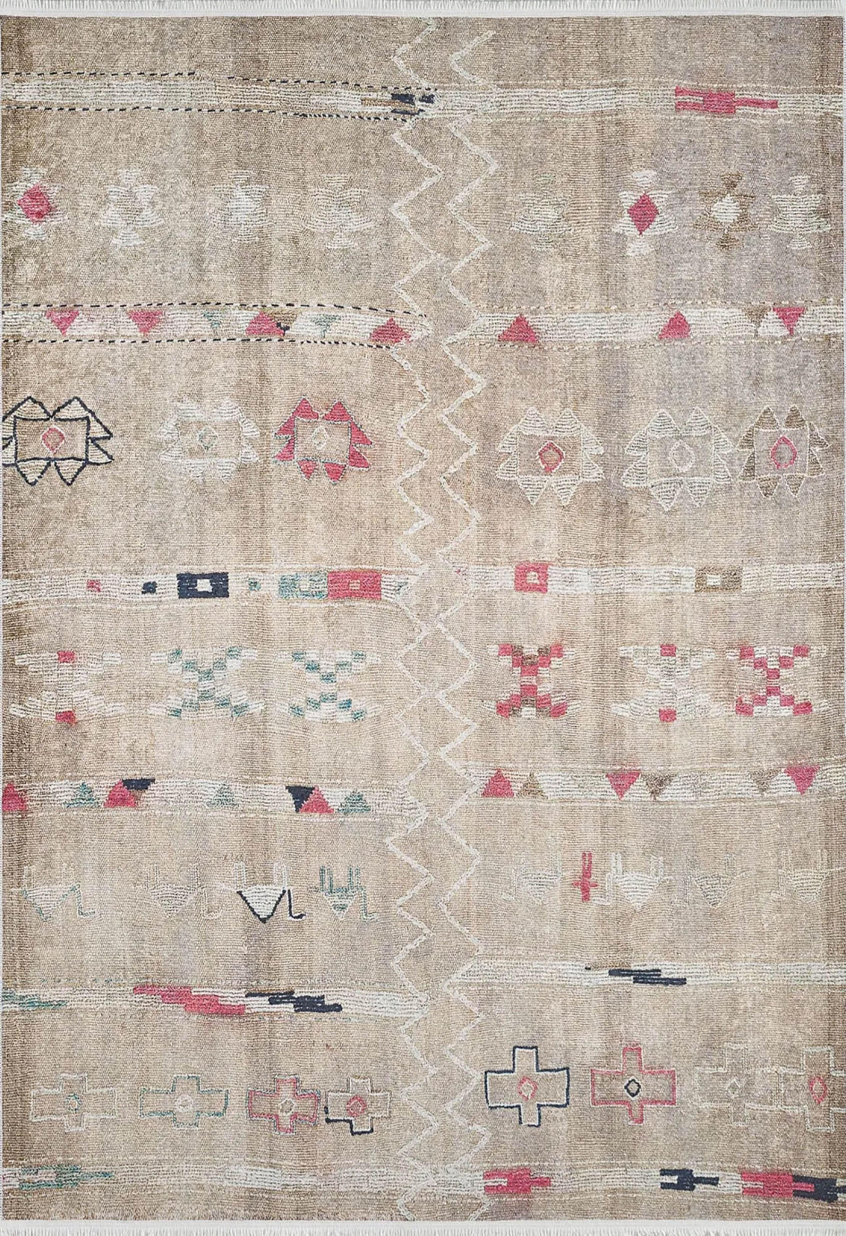 Pembe Bej Kilim Halı