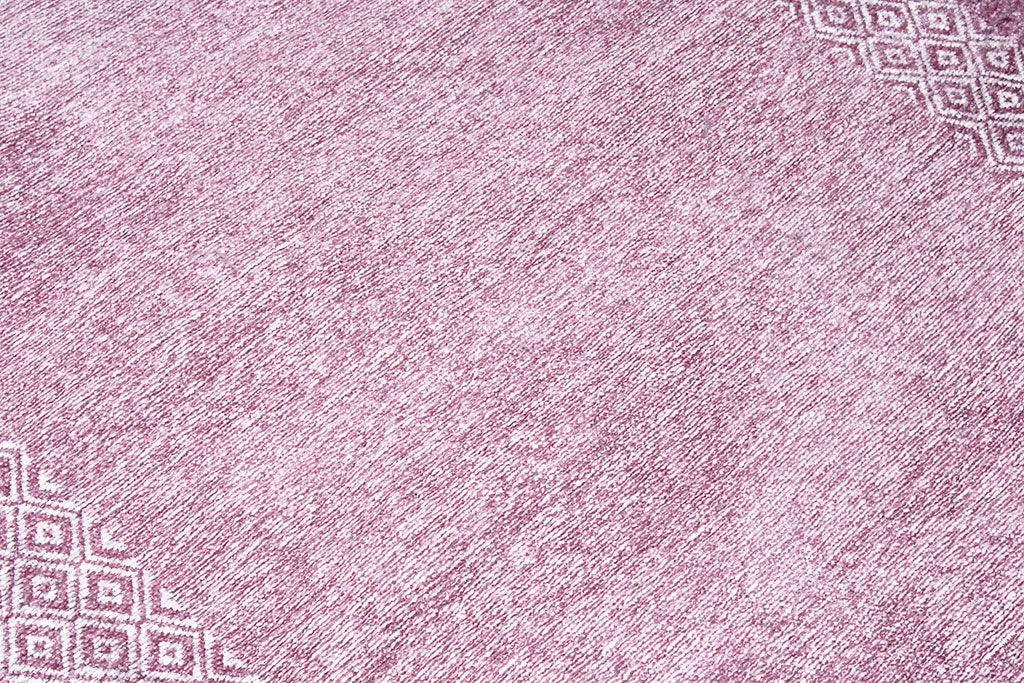 Pembe Modern Yıkanabilir Antibakteriyel Salon Halısı