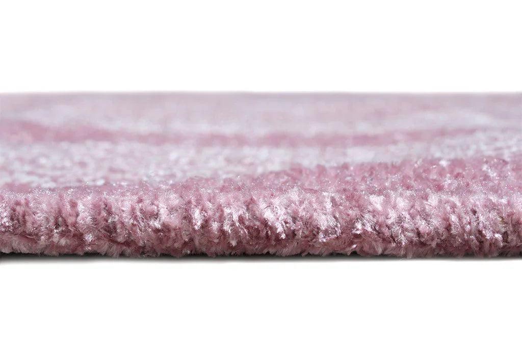 Pembe Modern Yıkanabilir Antibakteriyel Salon Halısı