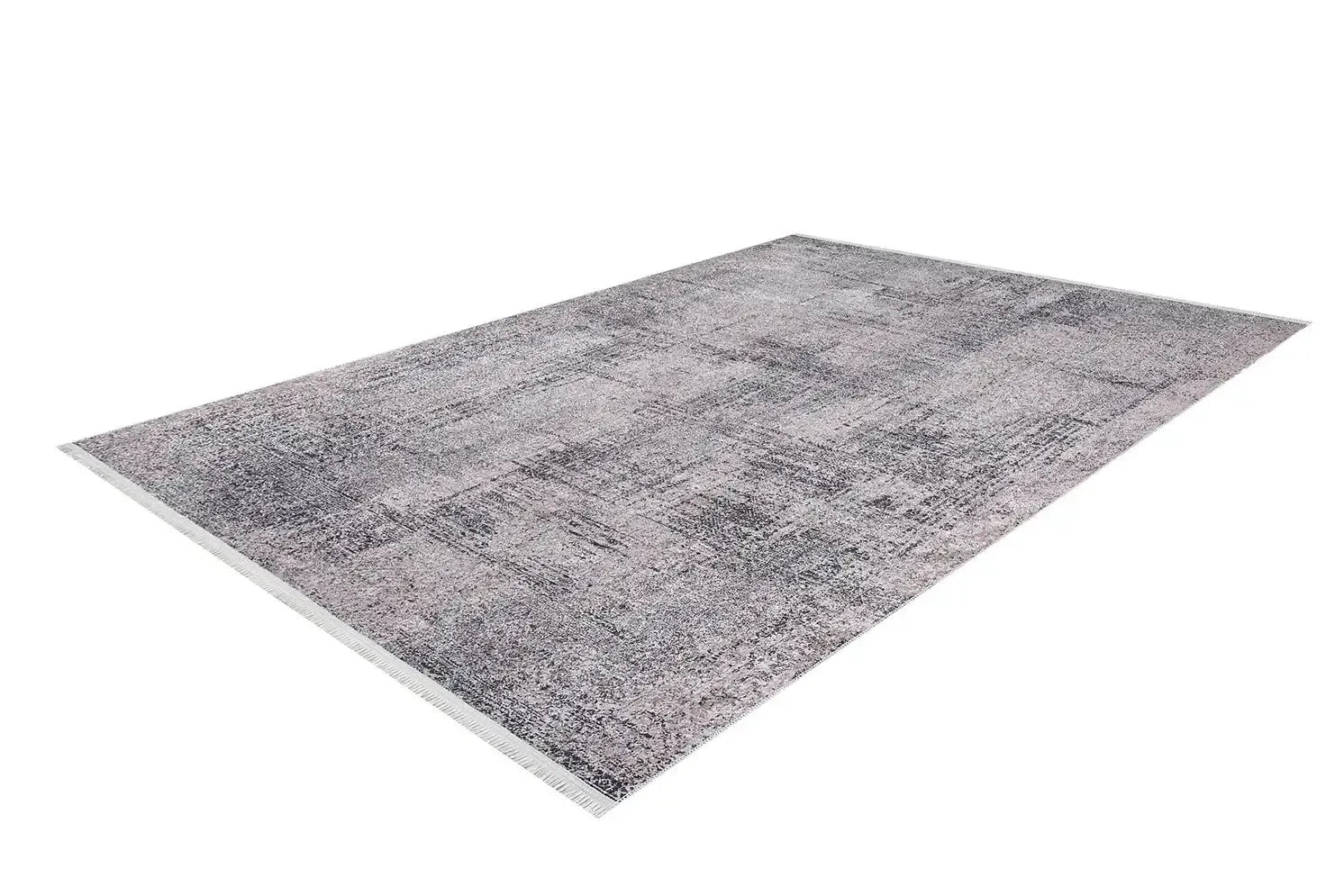 Pudra Pembesi Gri Modern Halı