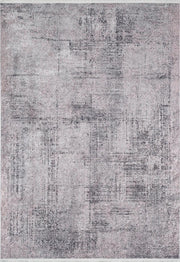 Pudra Pembesi Gri Modern Halı