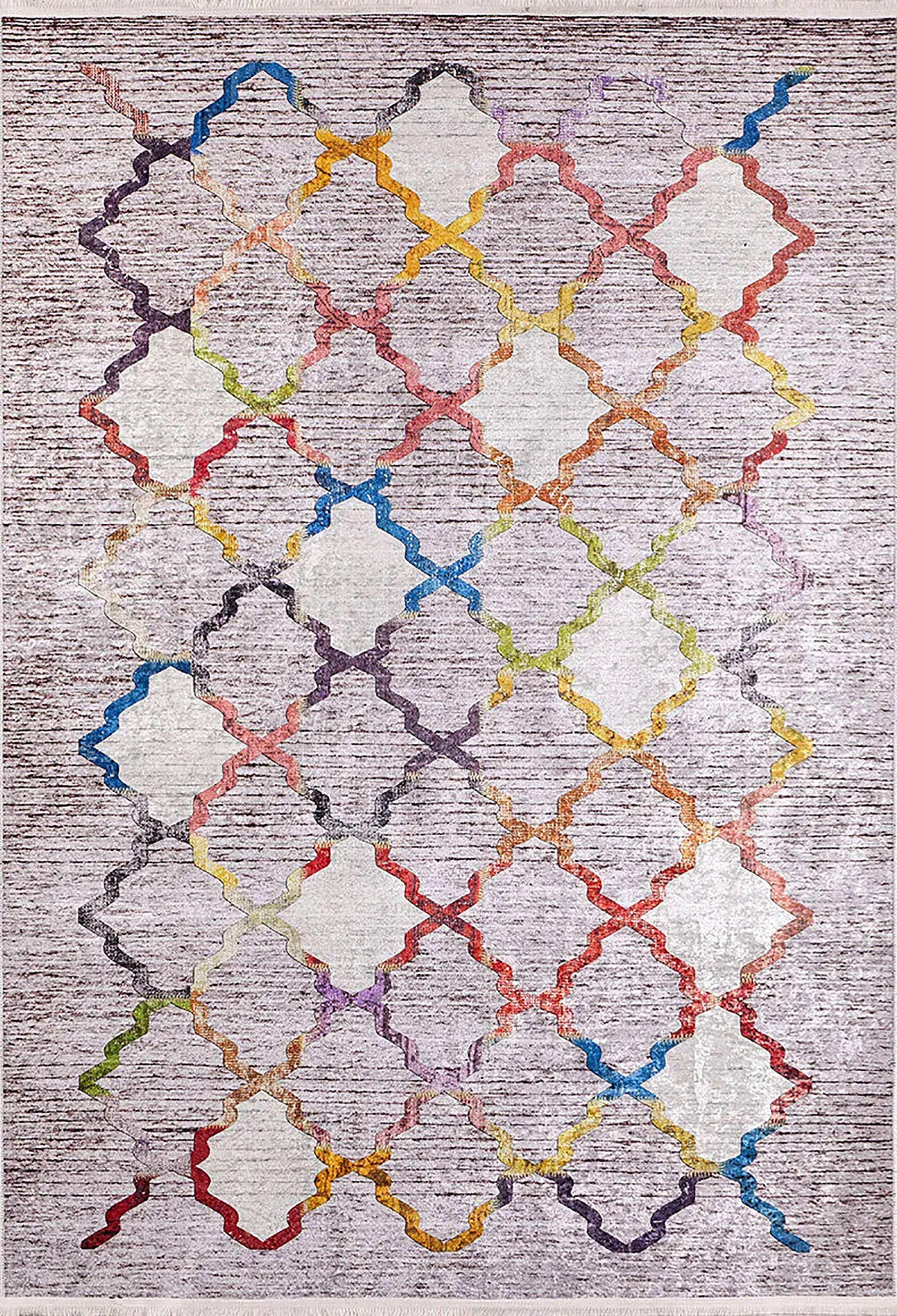 Renkli Geometrik Halı