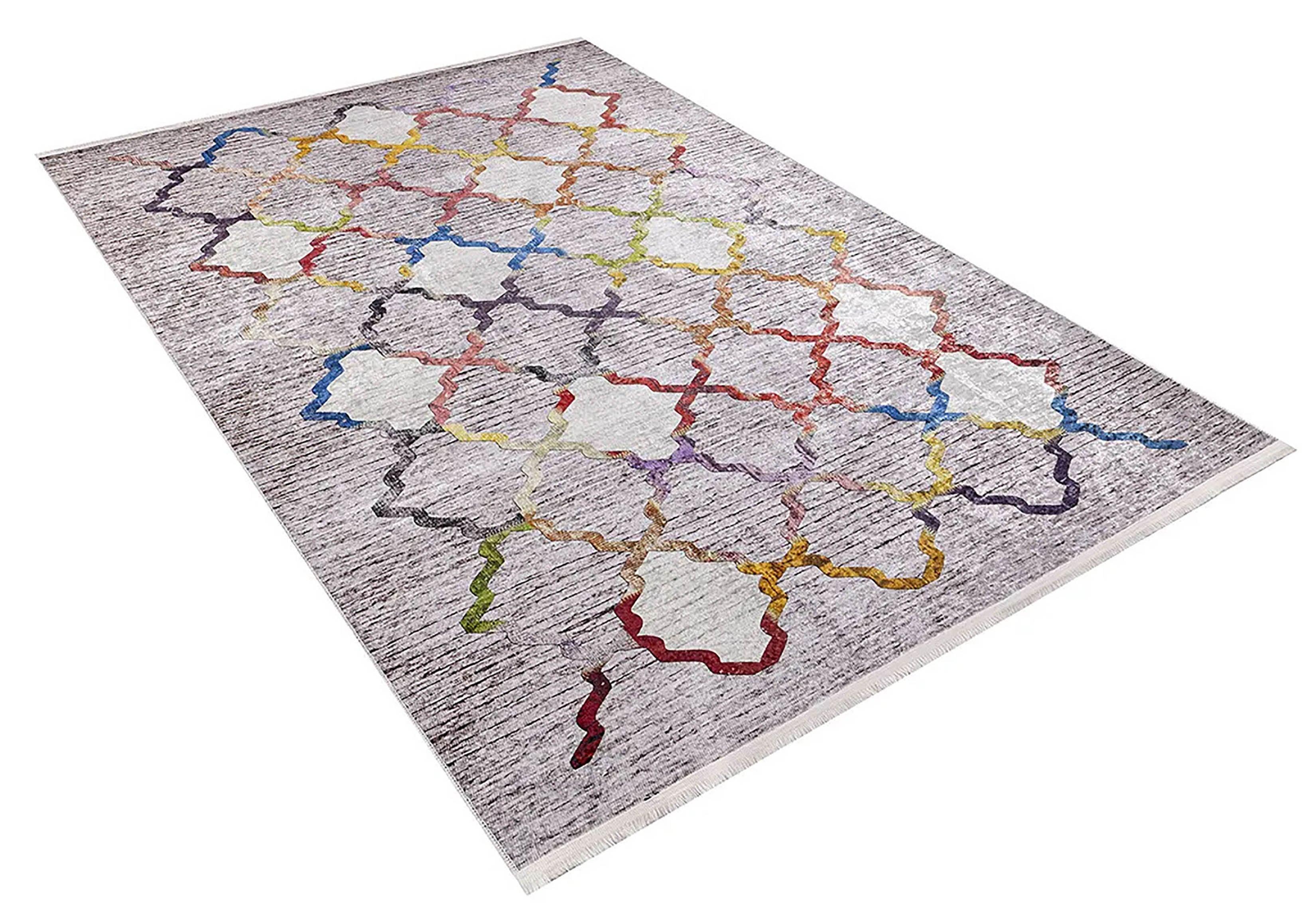 Renkli Geometrik Halı
