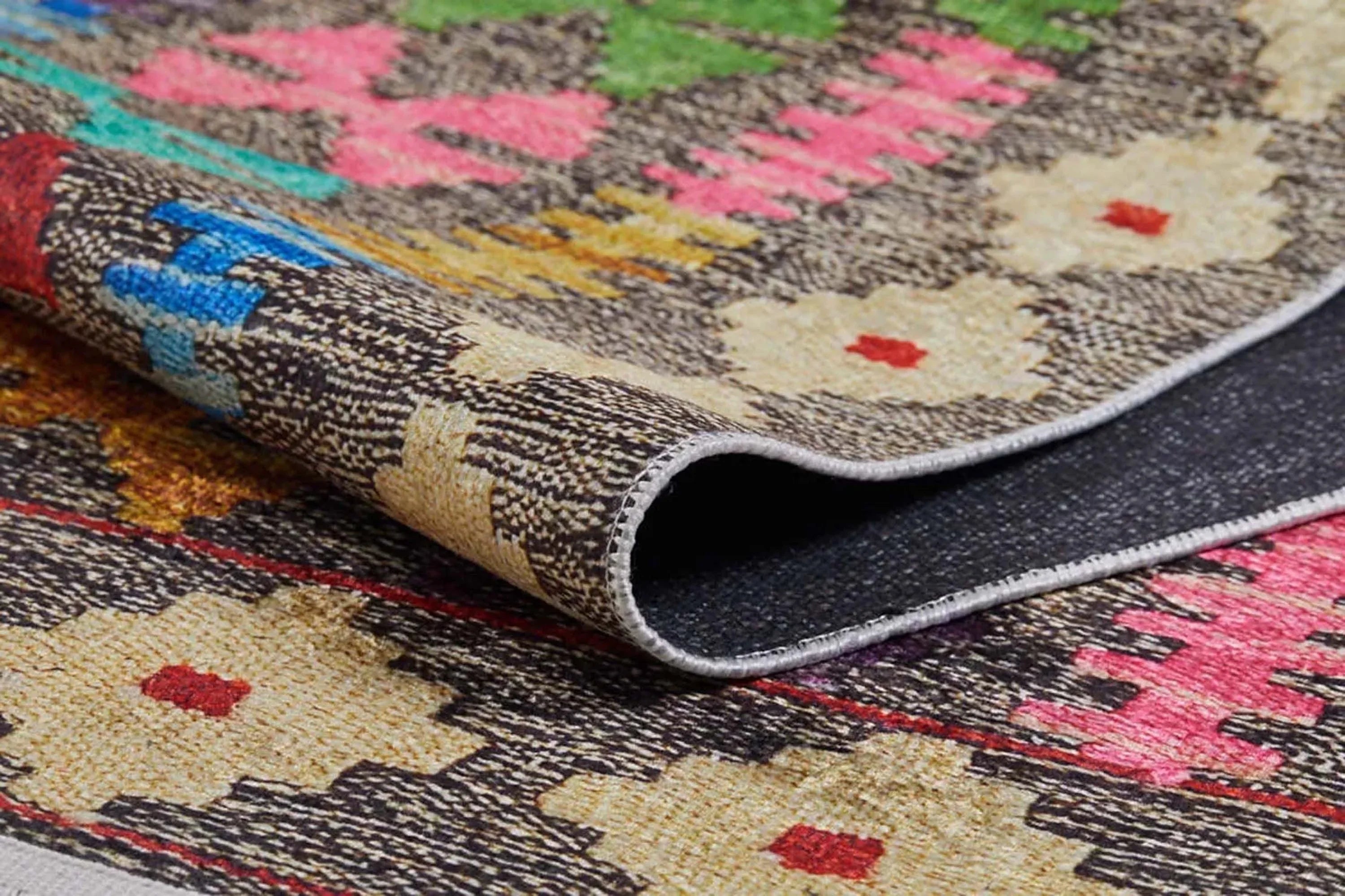 Renkli Vintage Kilim Halısı