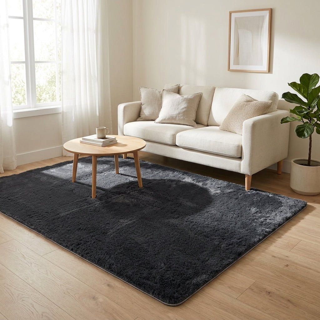 İskandinav Tarzı Geometrik ve Minimalist Oturma Odası Halısı