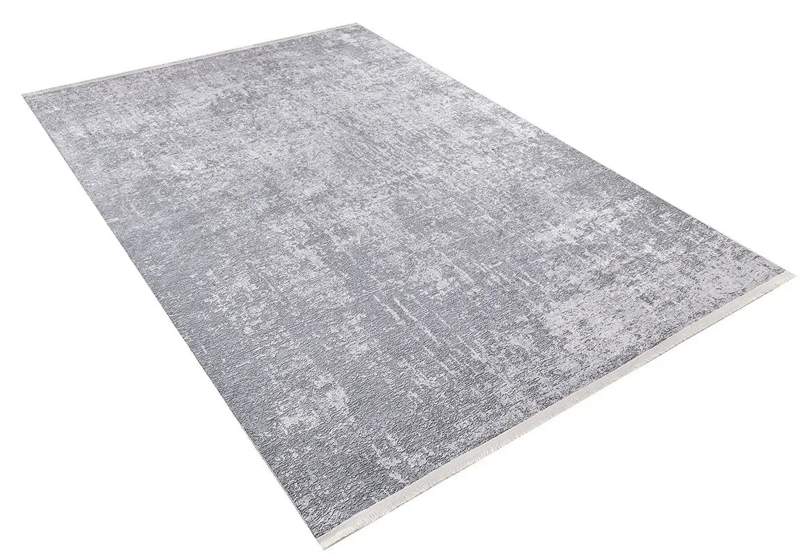 Soft Açık Gri Modern Yıkanabilir Halı