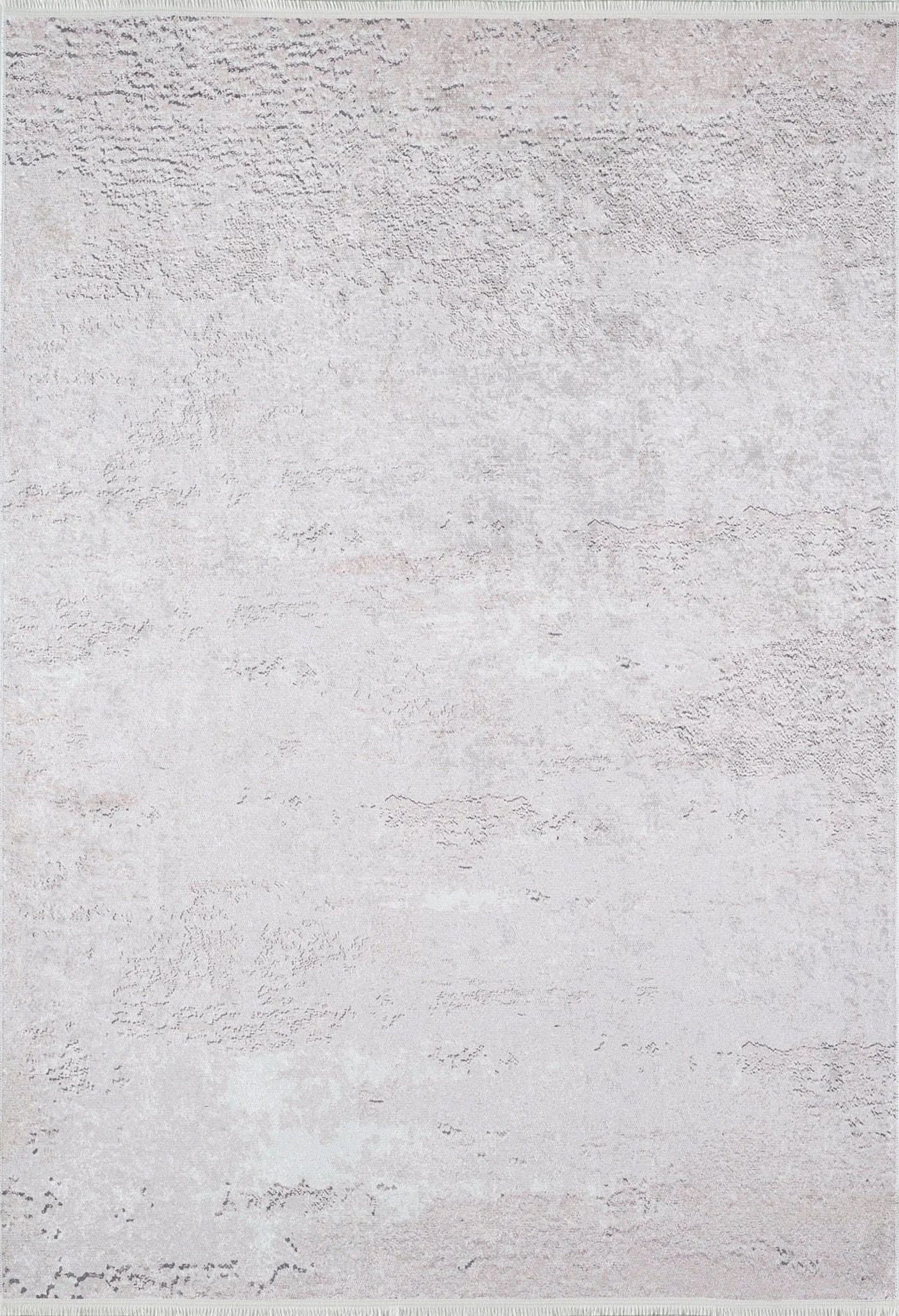 Soft Pudra Bej Eskitme Desenli Halı