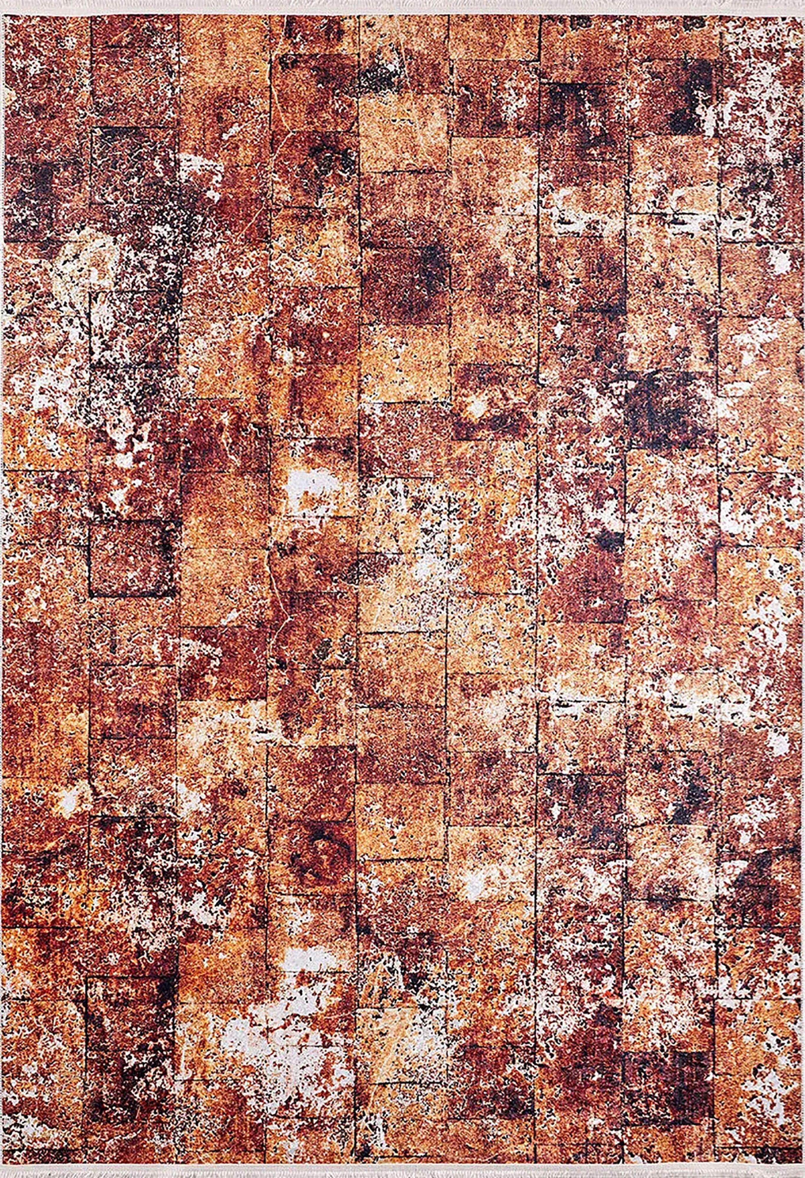 Turuncu Modern Halı