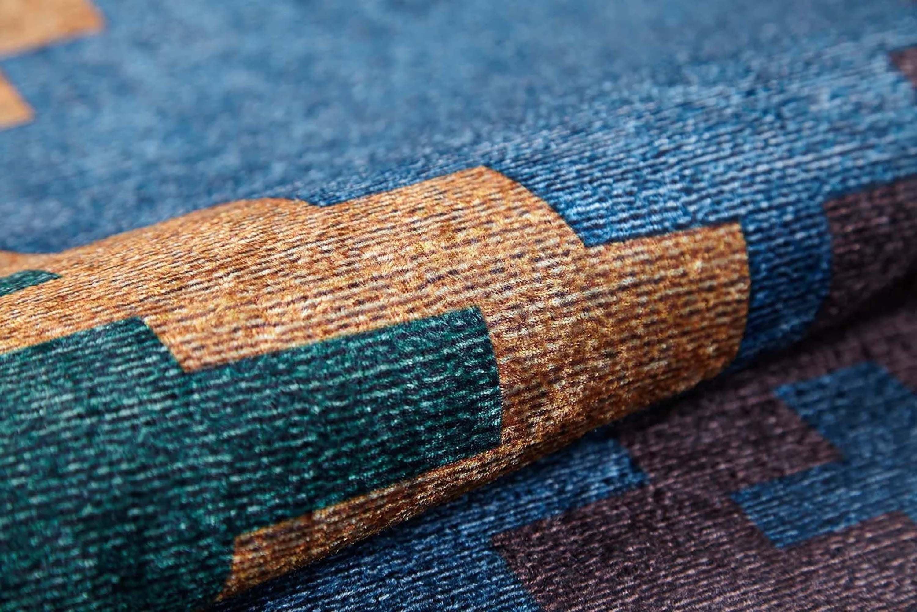 Vintage Mavi Kilim Halı