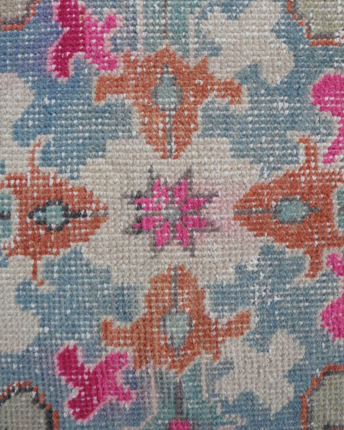 Vibrant Oriental Anatolian Vintage Rug