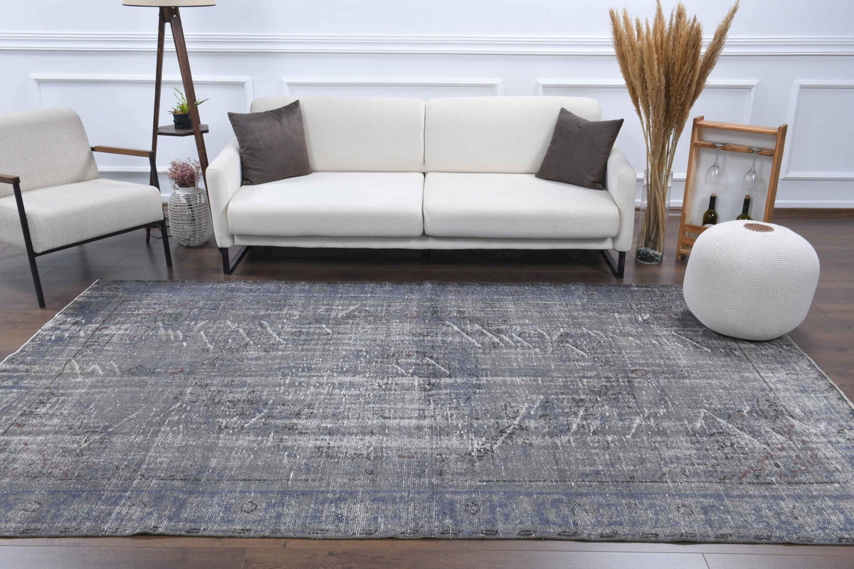 Antique Turkish Oushak Area Rug
