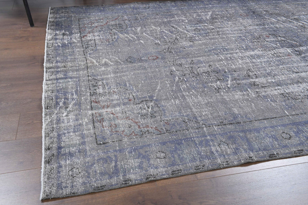 Antique Turkish Oushak Area Rug